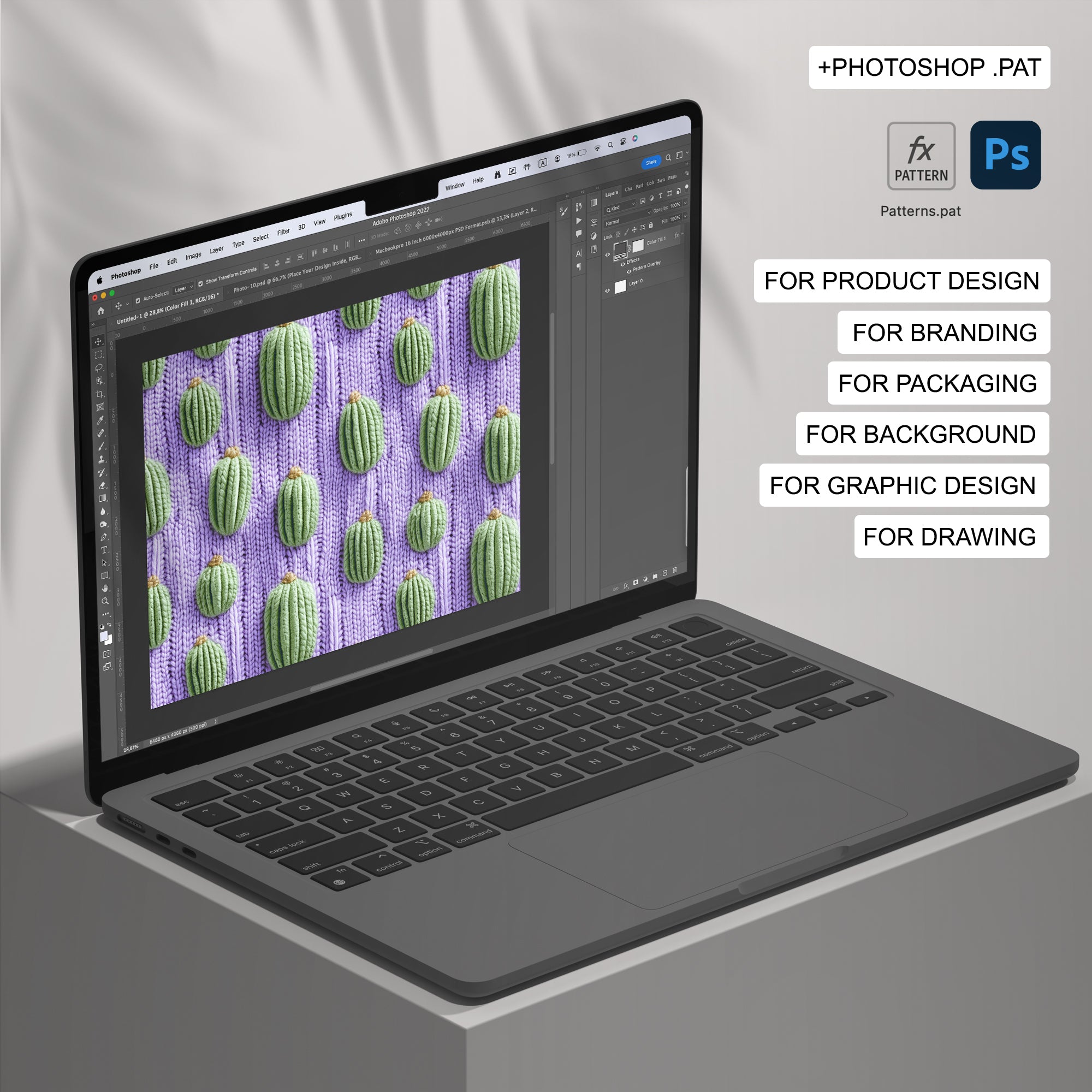 35 Cacti Embroidery Seamless Pattern