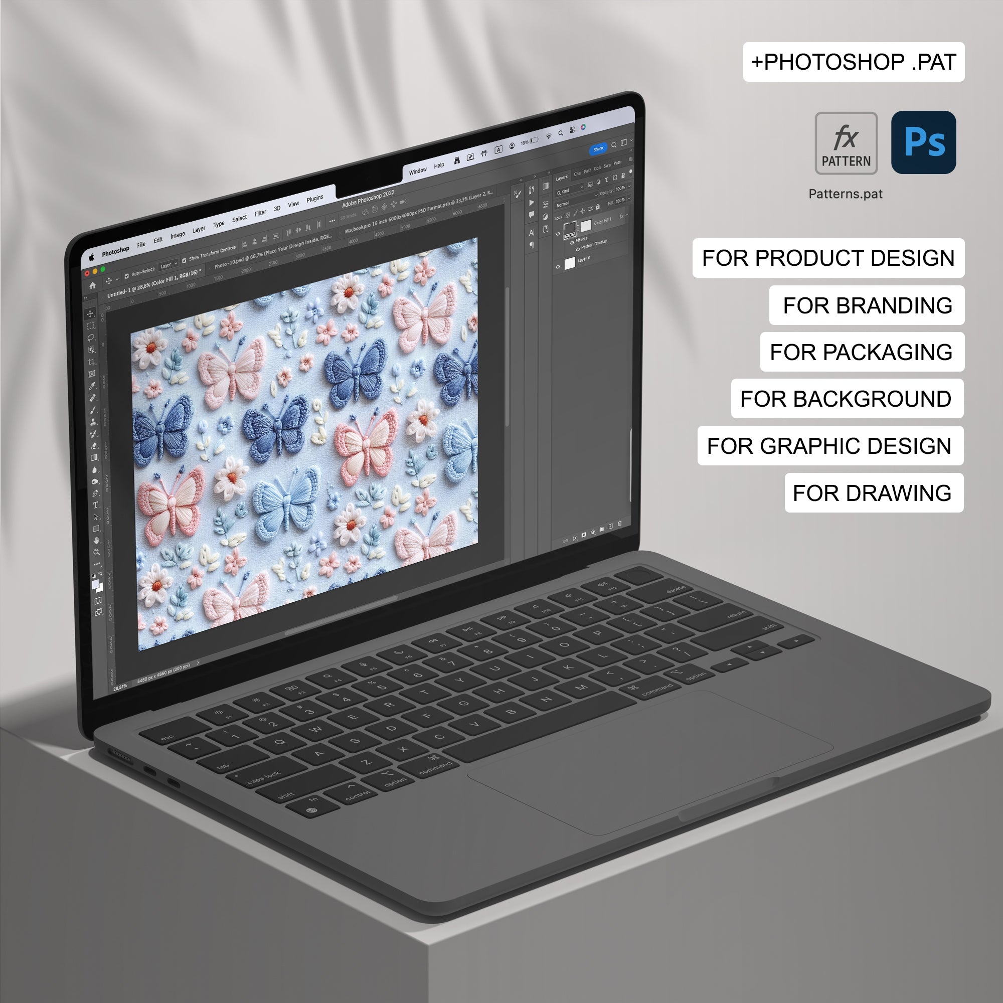 23 Butterflies Seamless Pattern