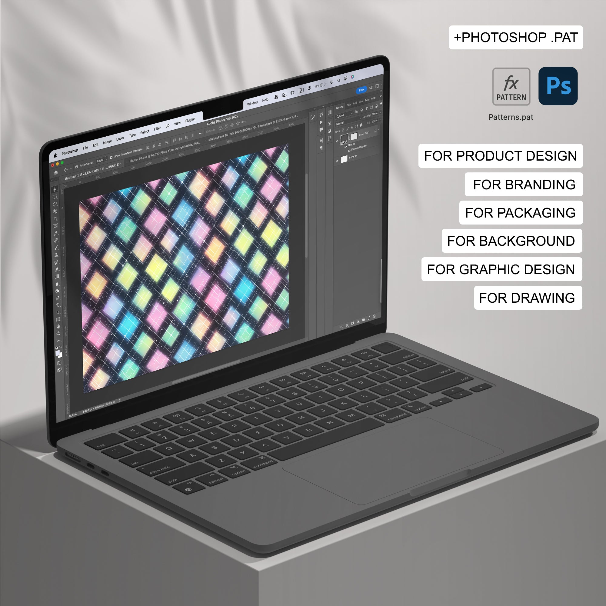 25 Abstract Dreamscape Seamless Pattern