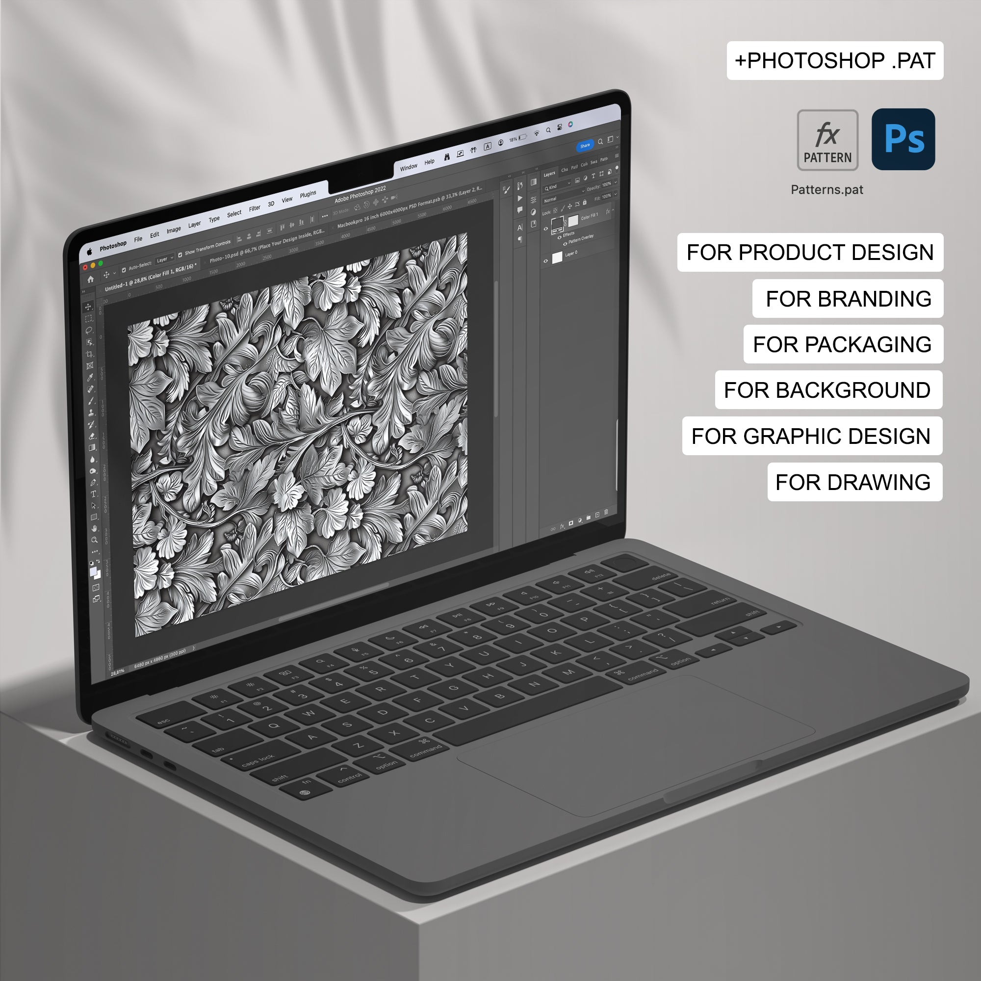 166 Engraving Seamless Pattern