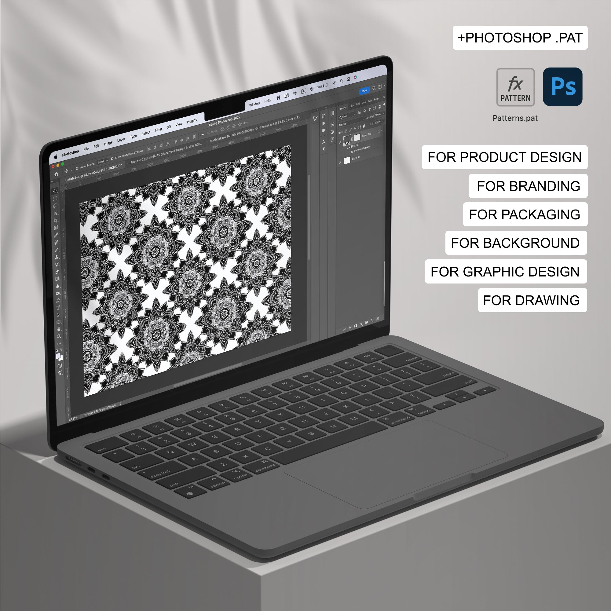 111 Mandala Seamless Pattern