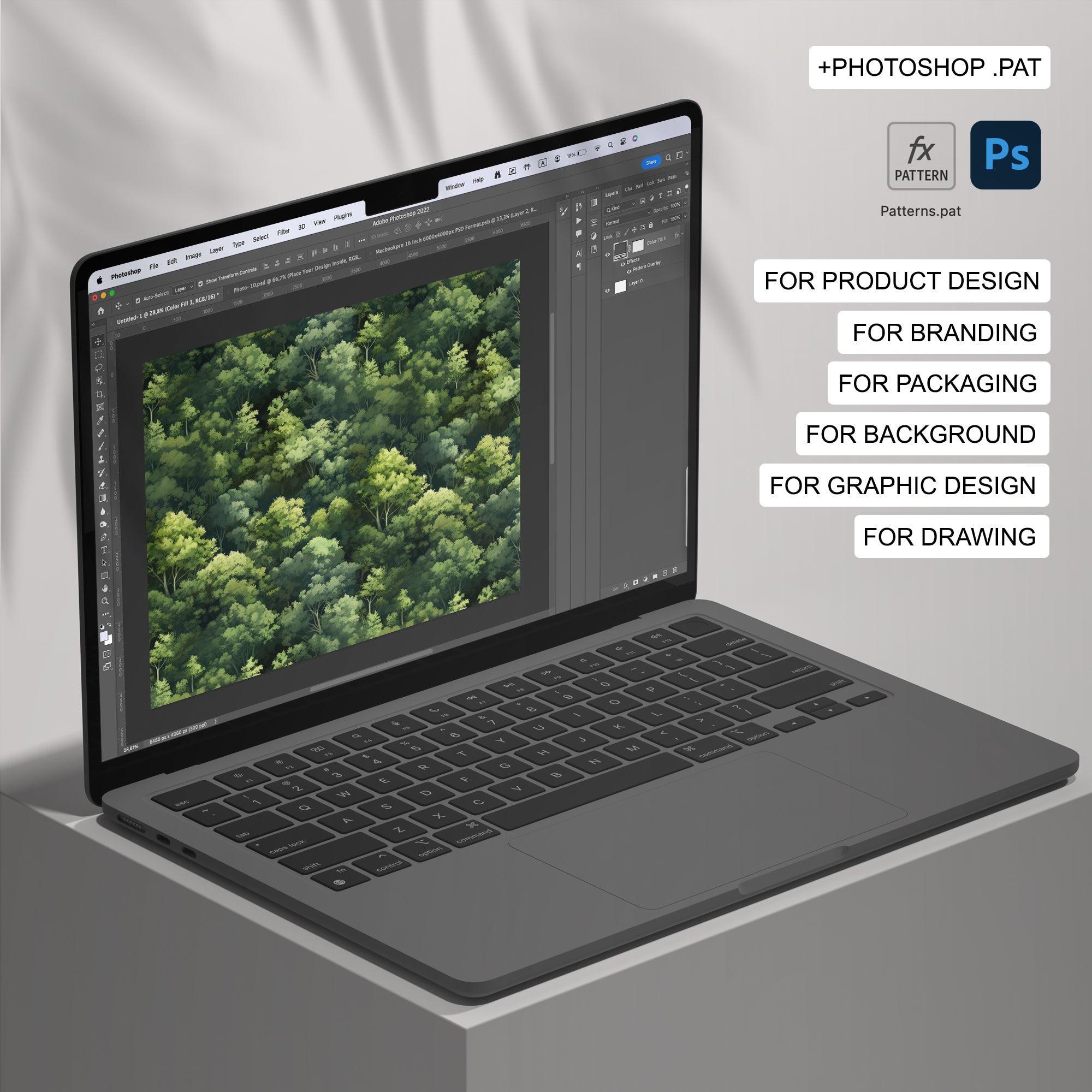 117 Forest Seamless Pattern