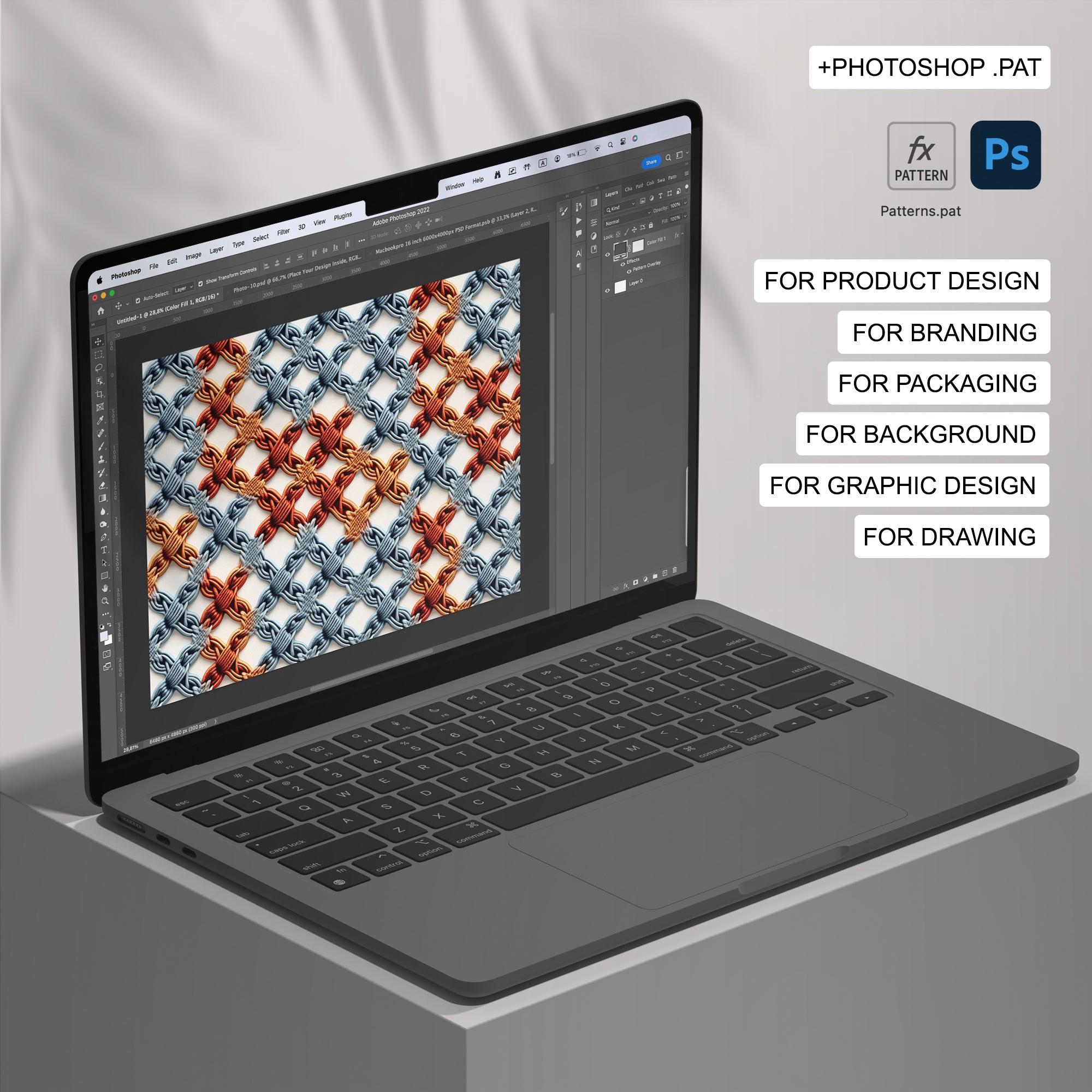 156 Celtic Fabric Seamless Pattern