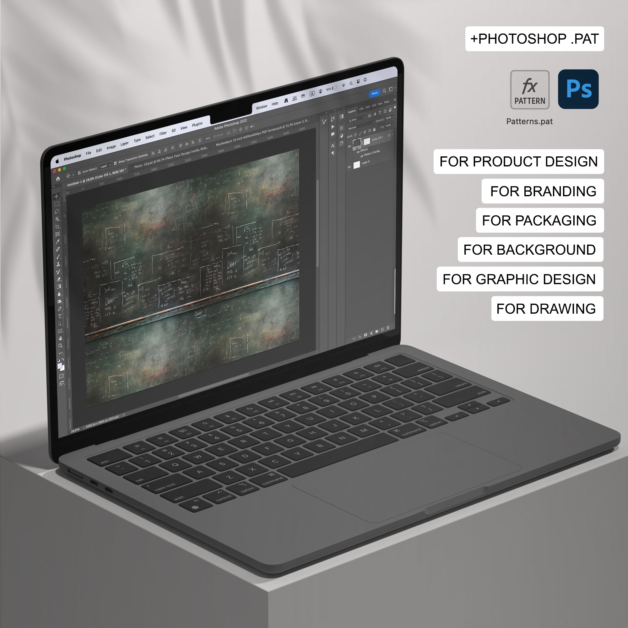 113 Chalkboard Seamless Pattern