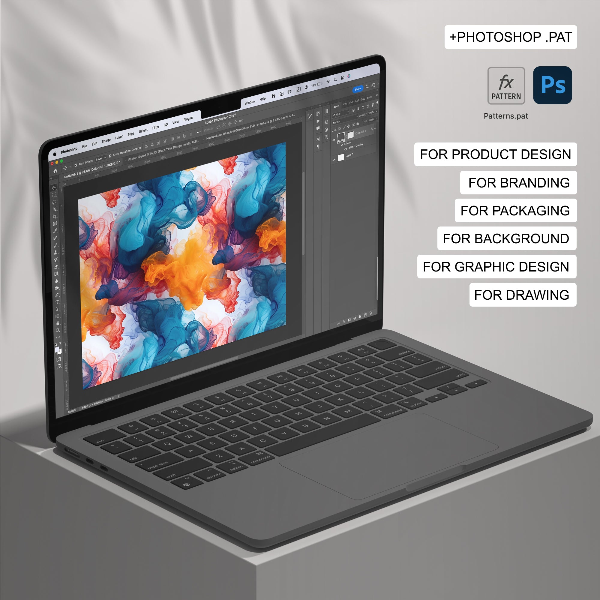 152 Ink in Water Seamless Pattern