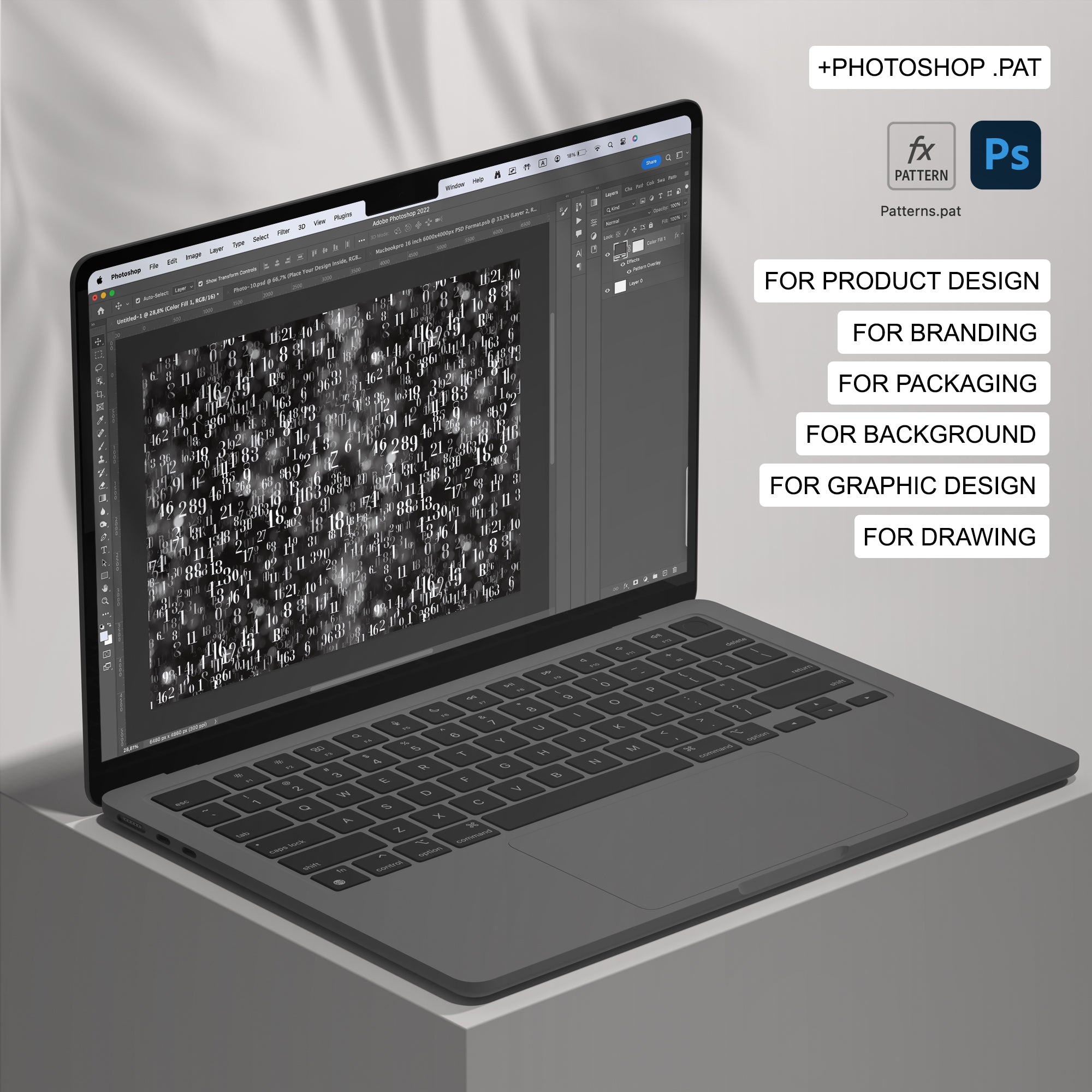 97 Matrix Seamless Pattern