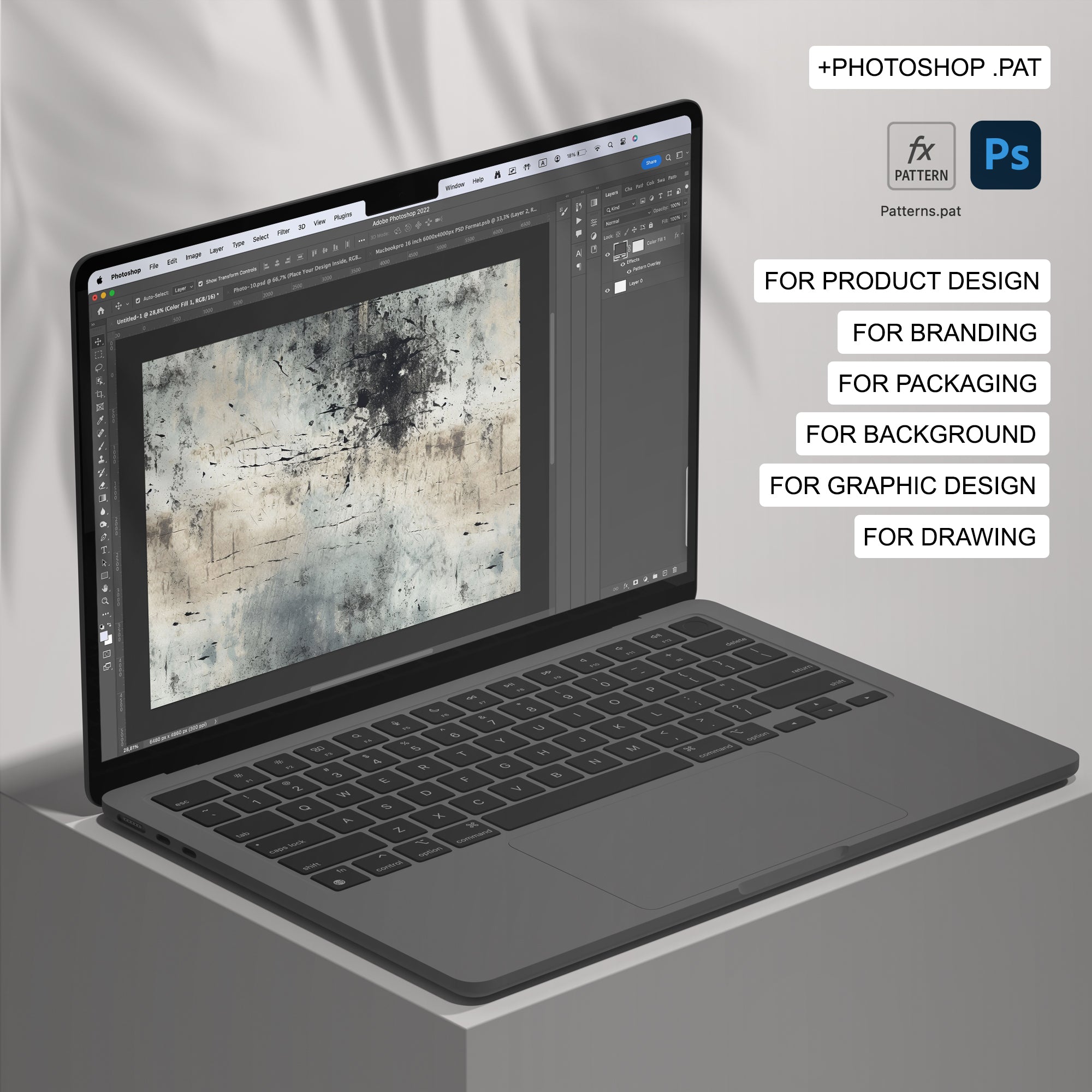 125 Grunge Seamless Pattern