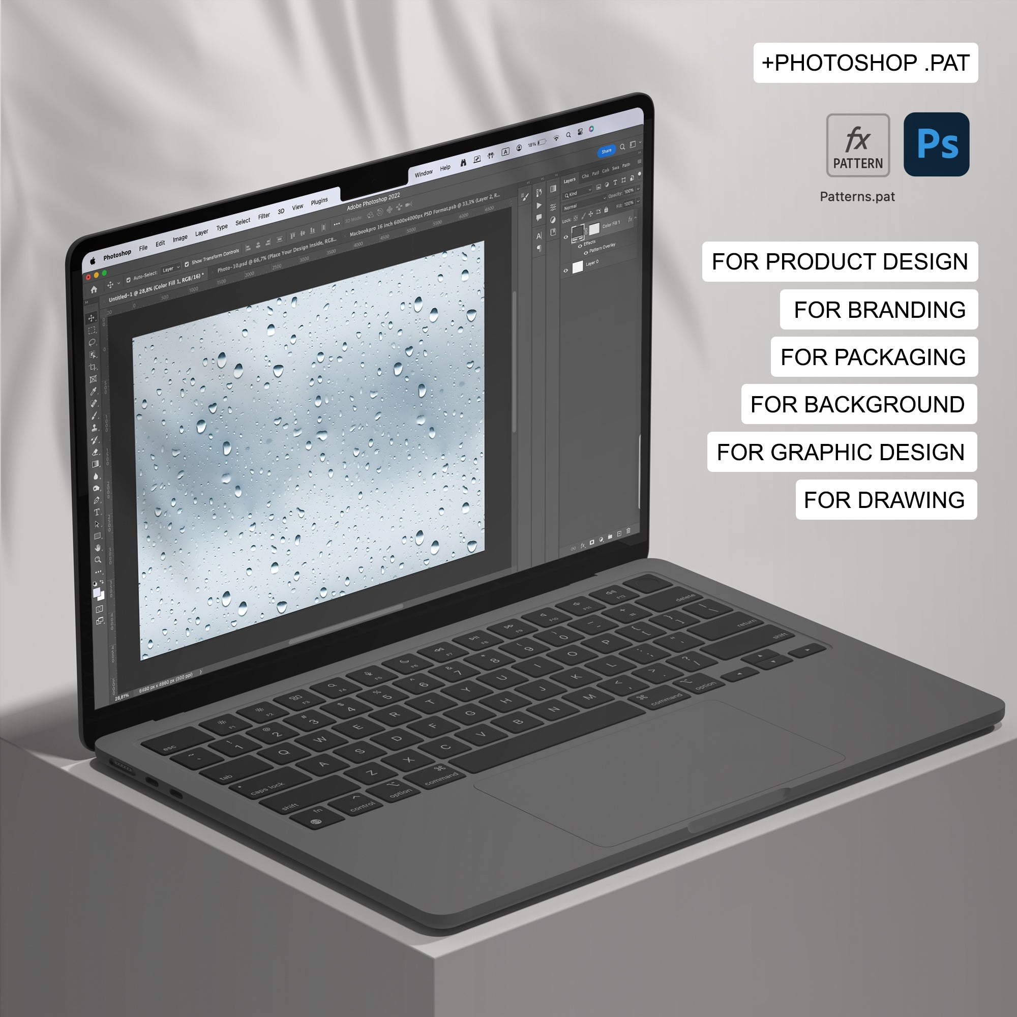 104 Rain Seamless Pattern