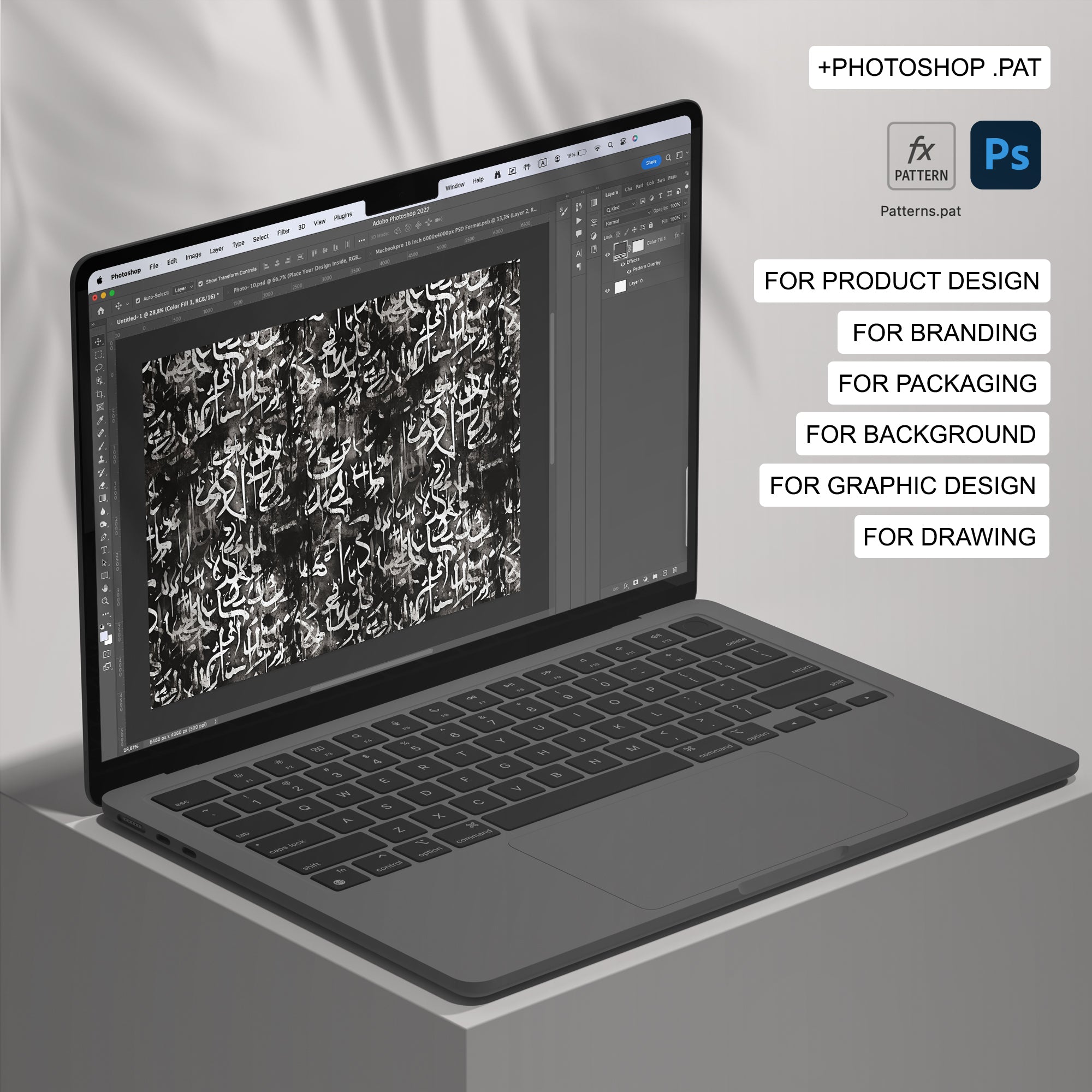 152 Calligraffiti 1 Seamless Pattern