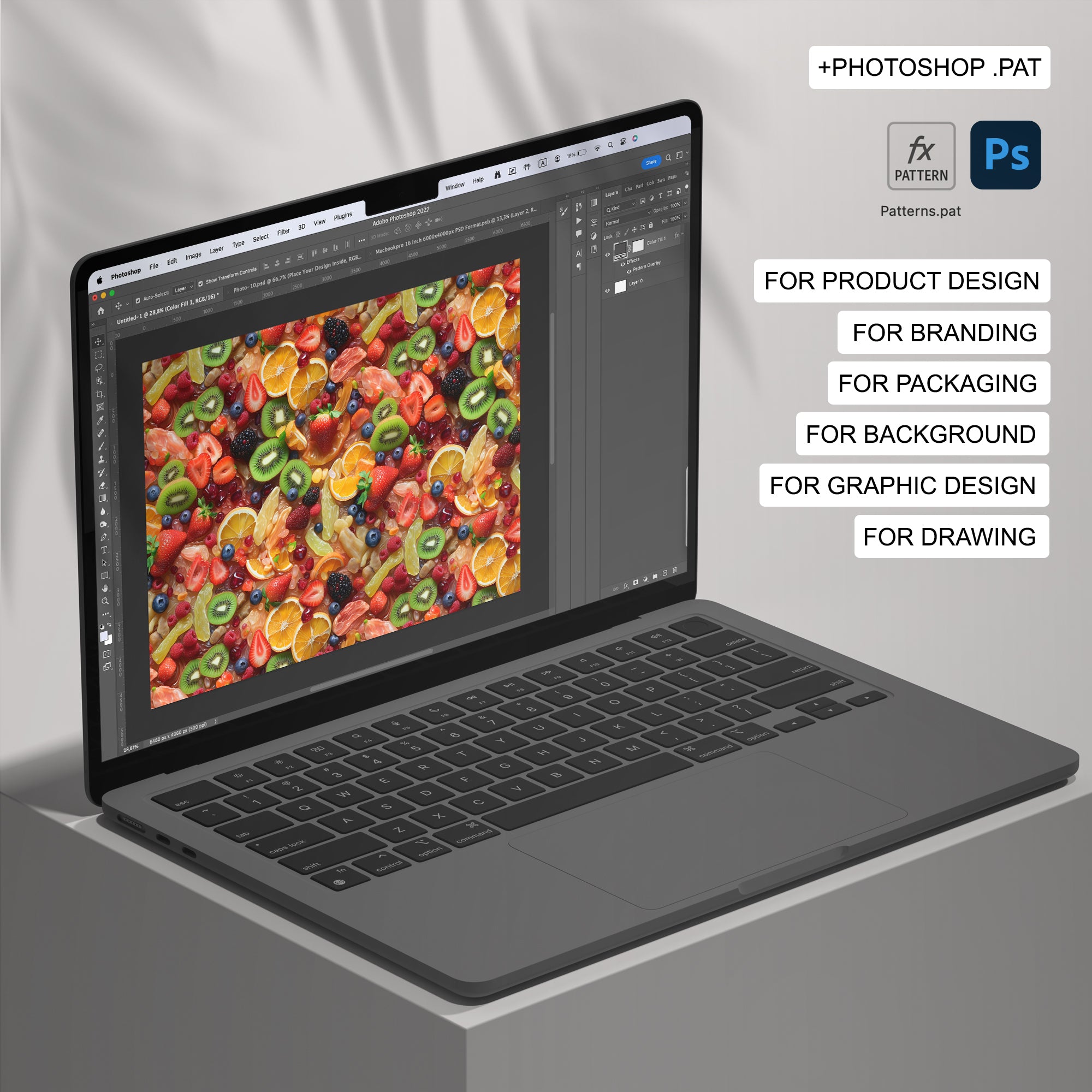 202 Fruits Seamless Pattern