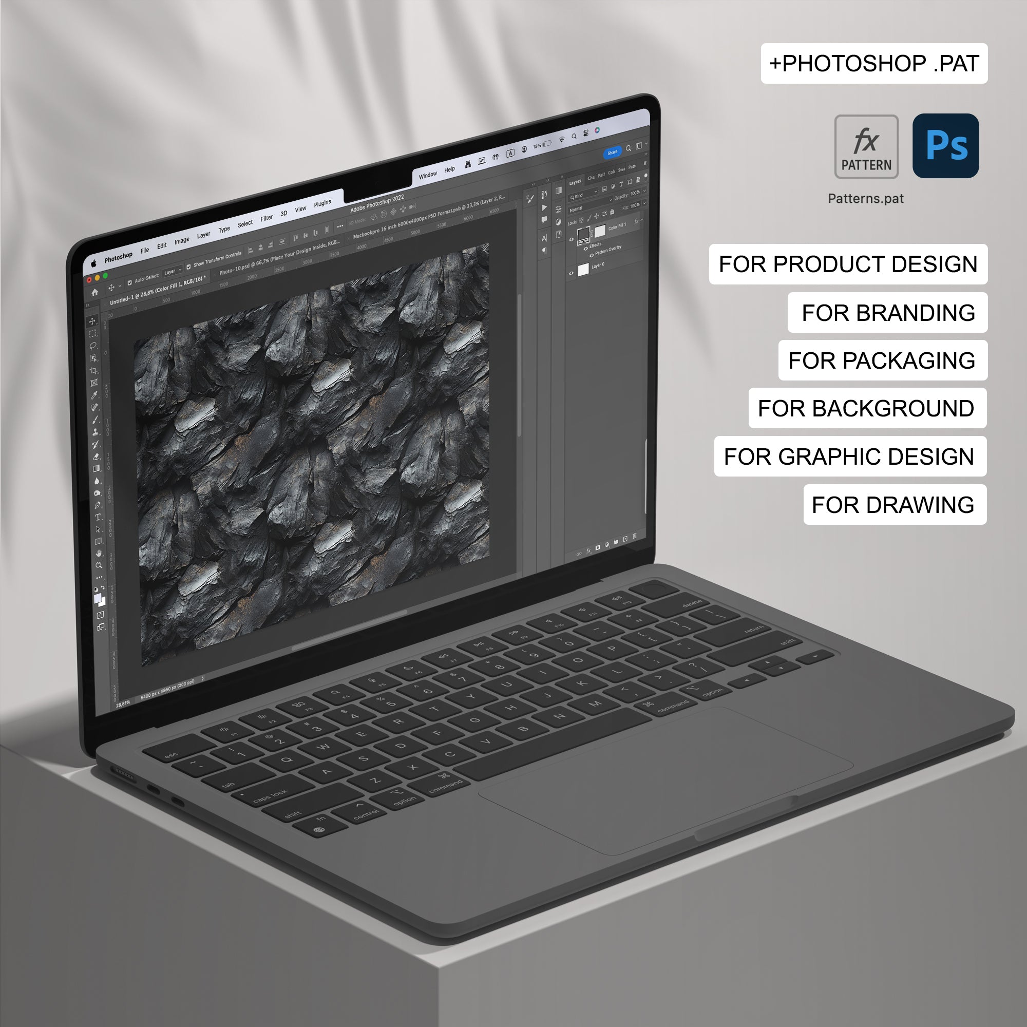 83 Charcoal Seamless Pattern