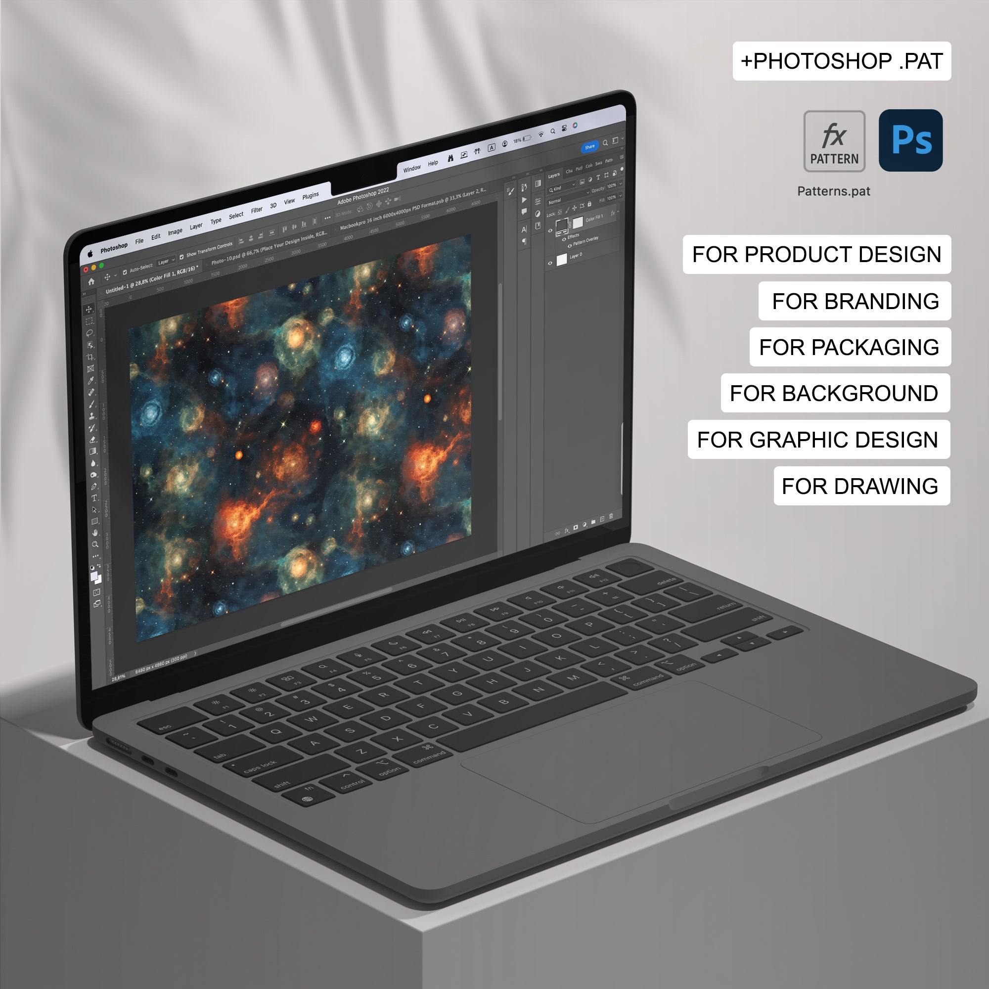 131 Space Seamless Pattern