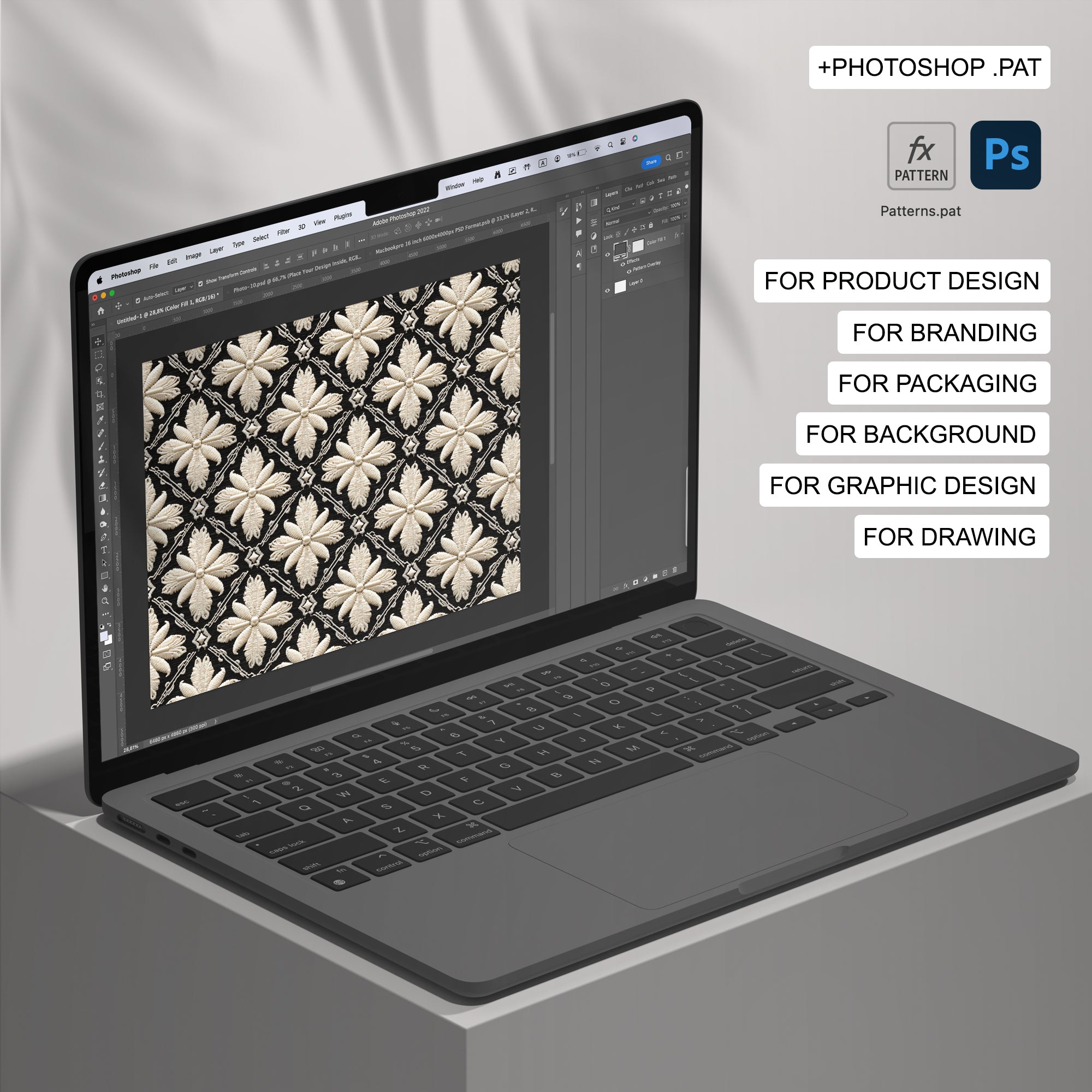 116 Gothic Fabric Seamless Pattern