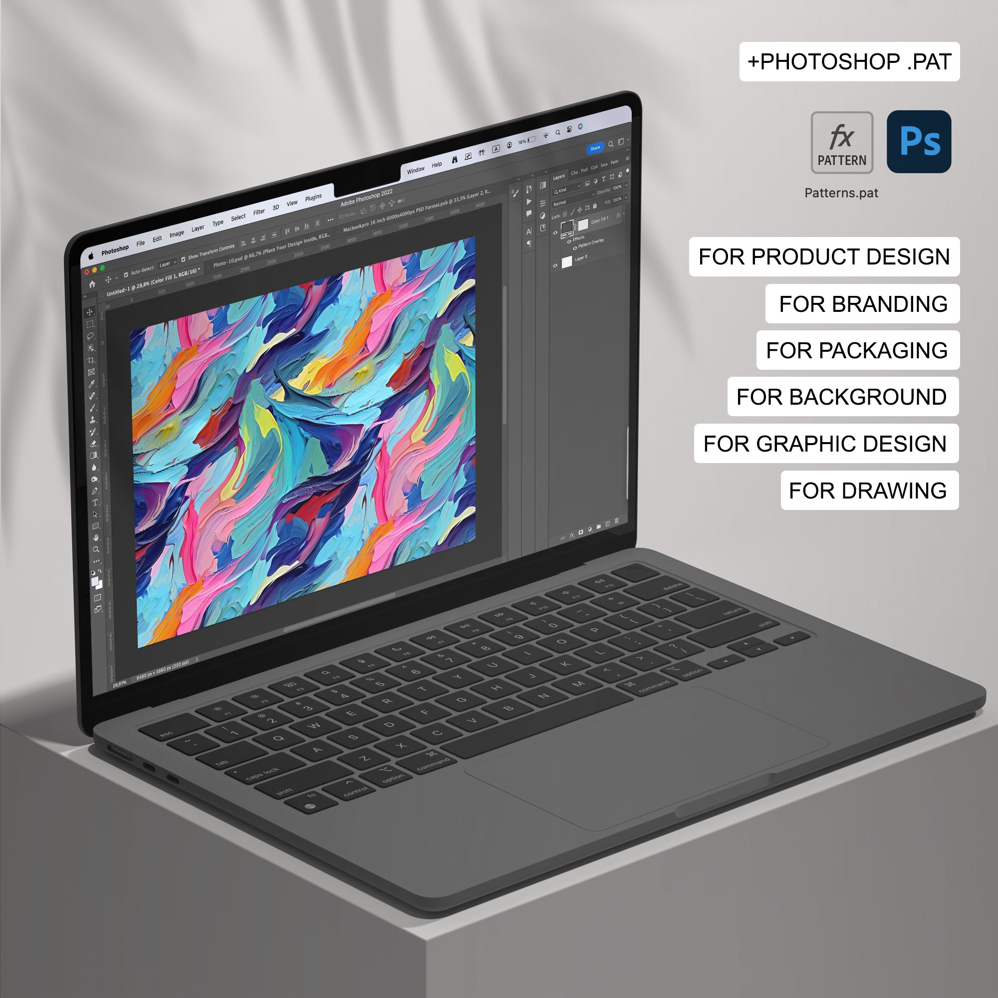 192 Impasto Seamless Pattern