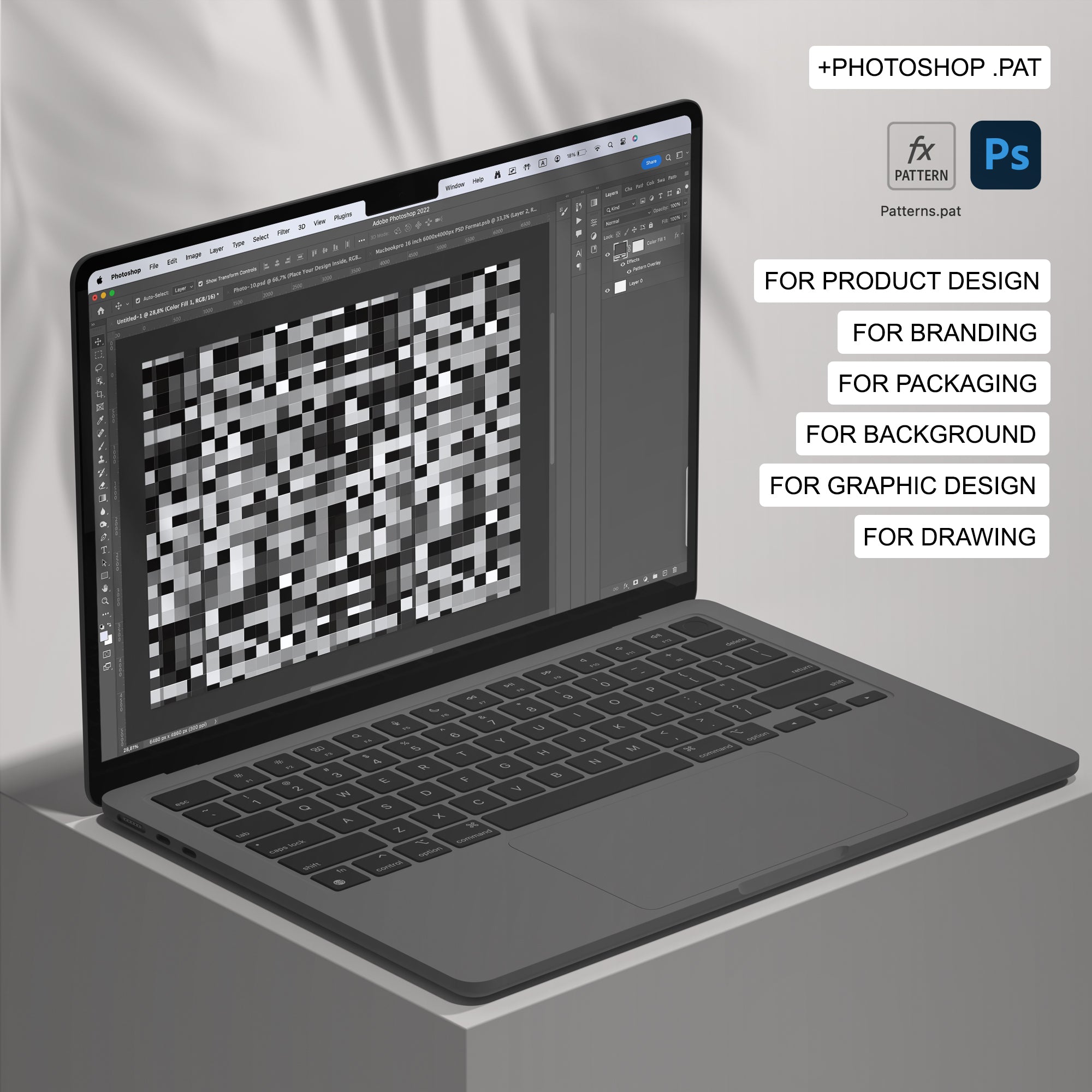 174 Pixel Seamless Pattern