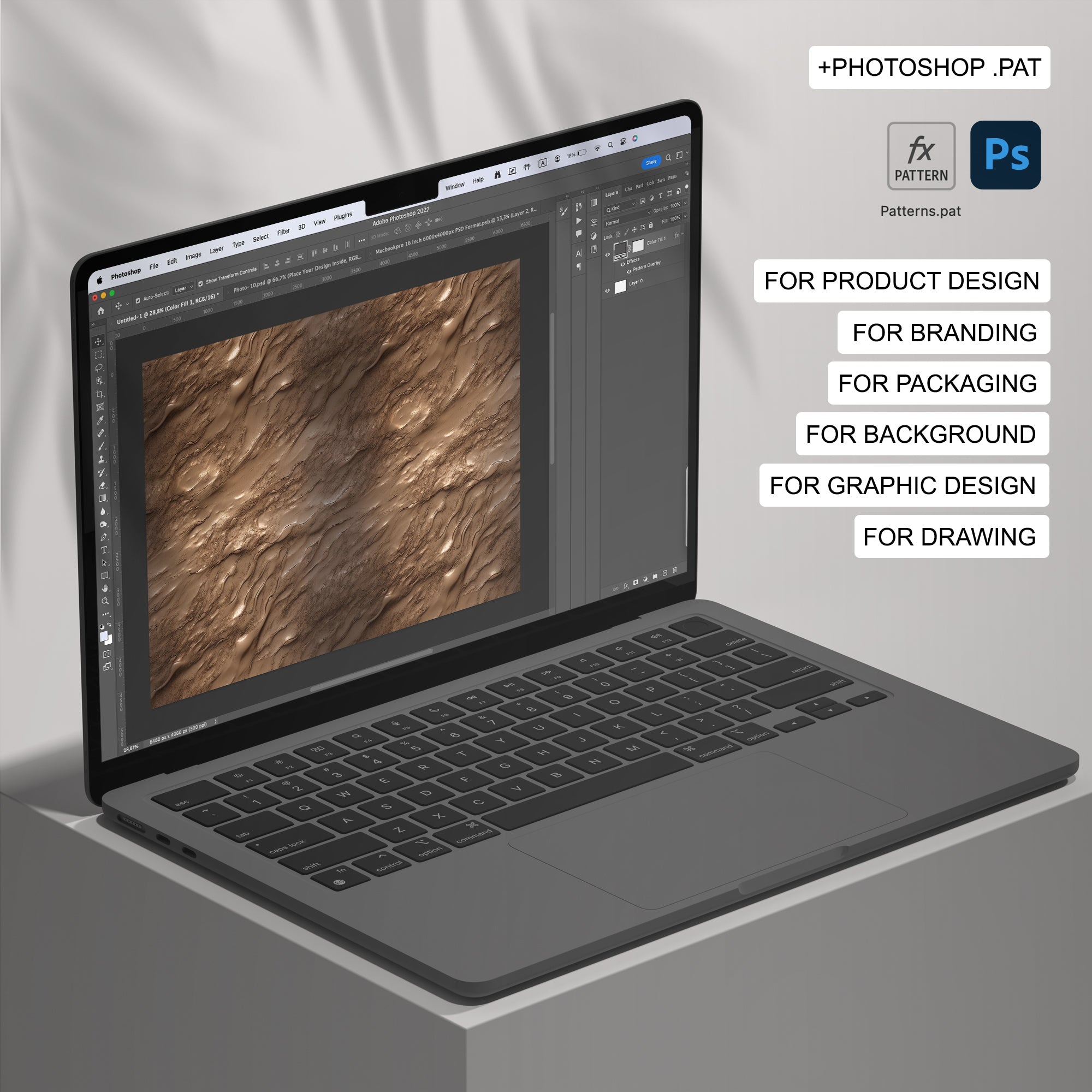 205 Mud Seamless Pattern