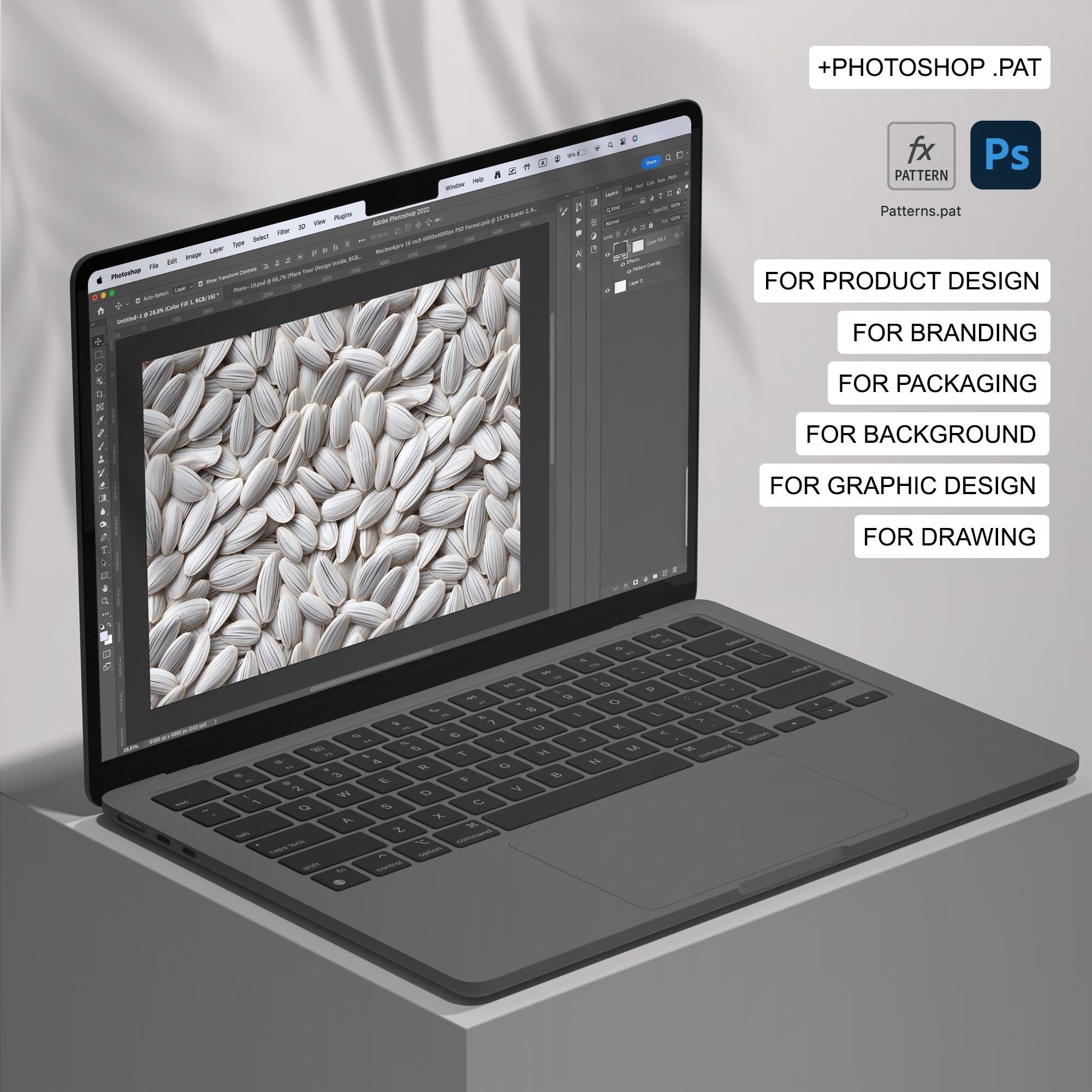 146 Seeds Seamless Pattern