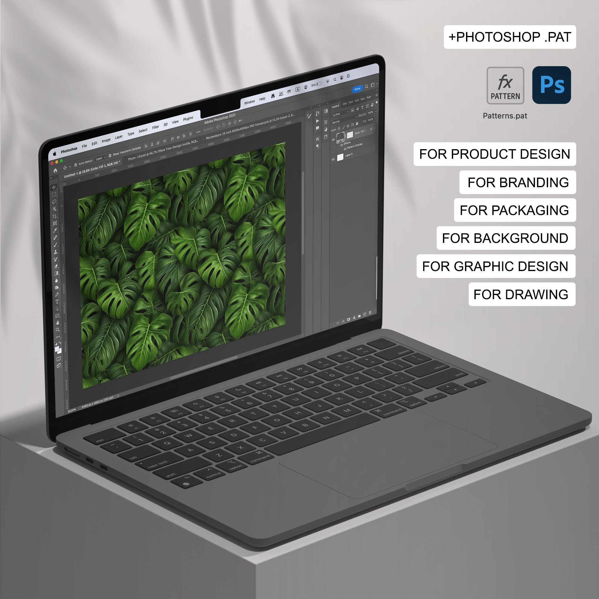 102 Leaves Seamless Pattern