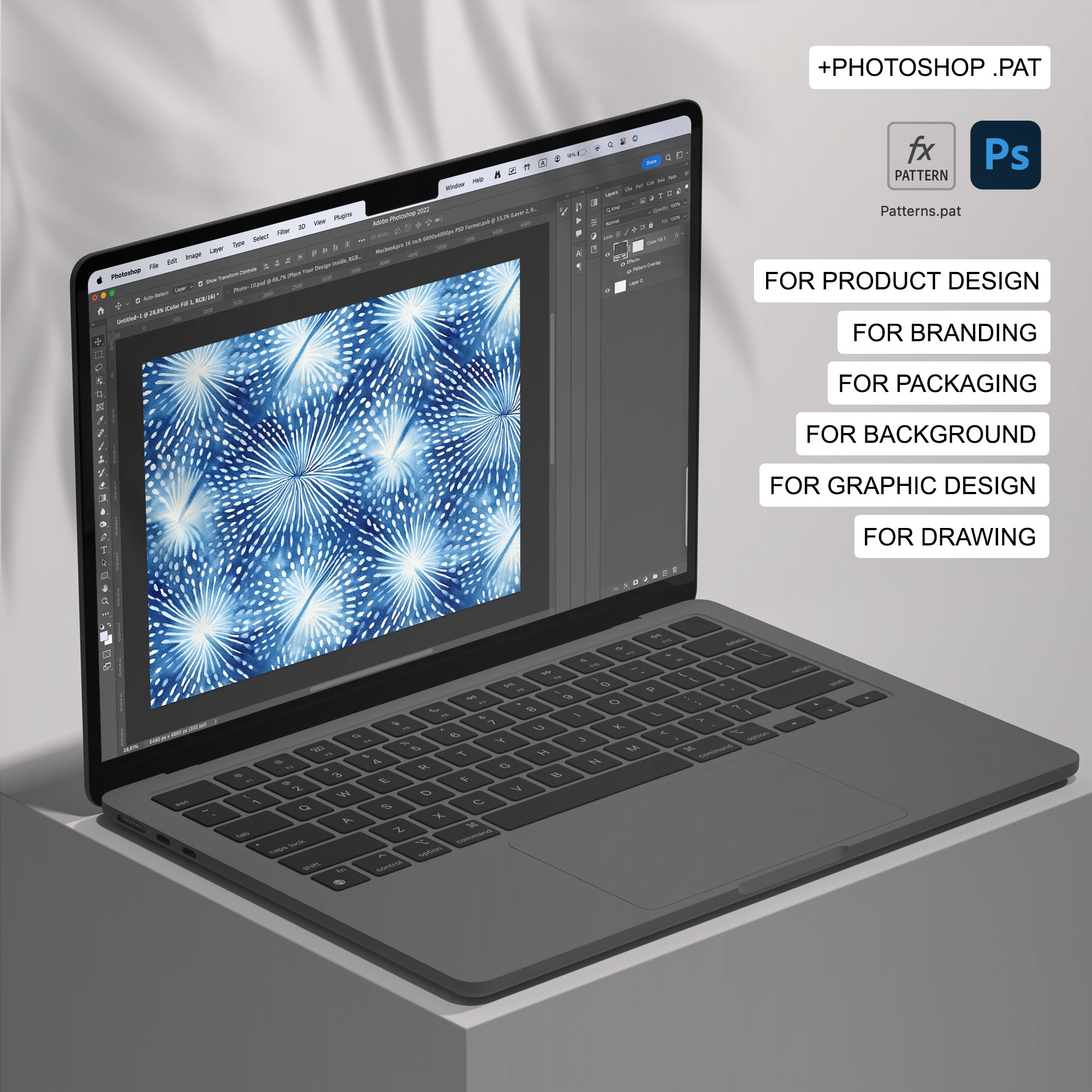 109 Shibori Seamless Pattern