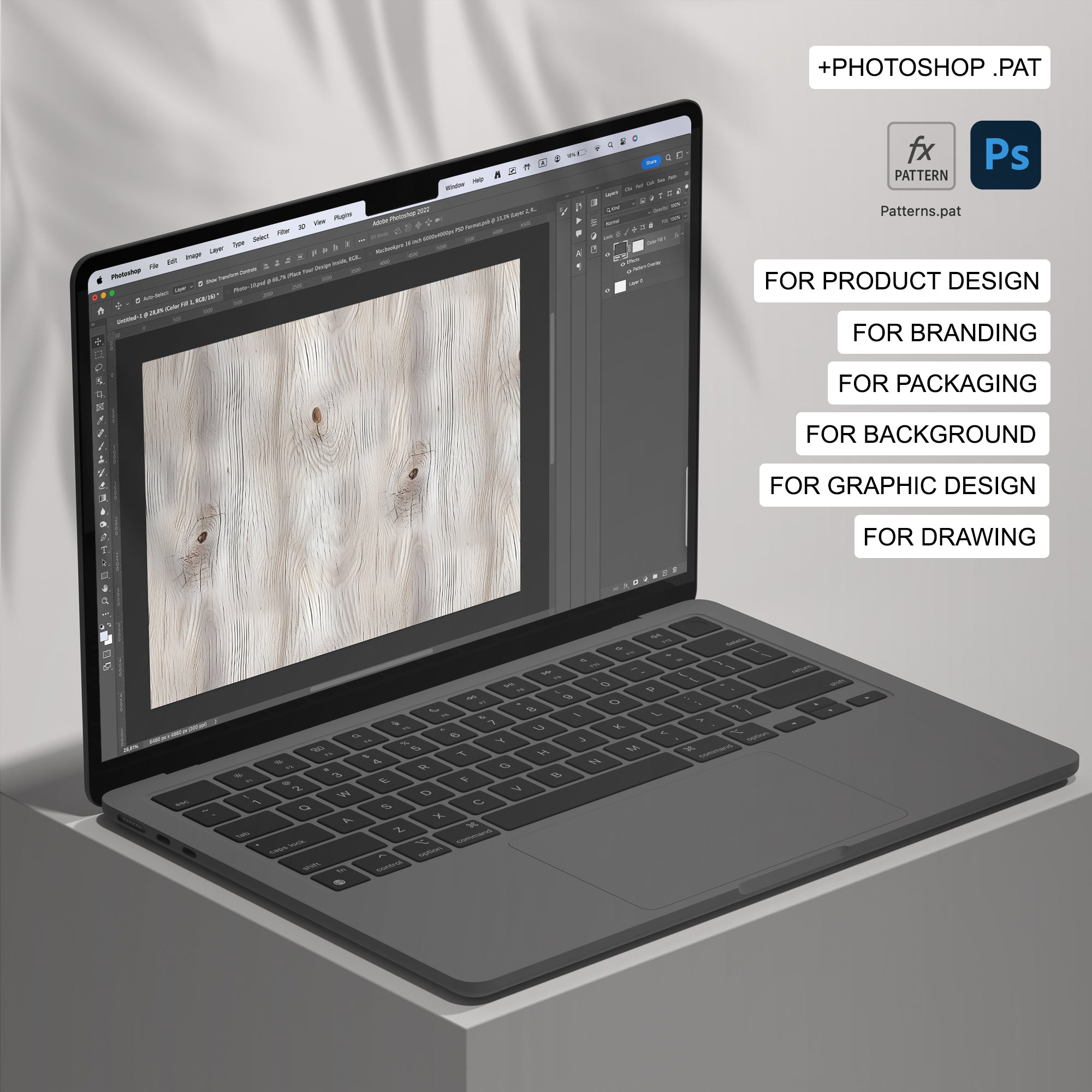 105 Wood Grain Seamless Pattern