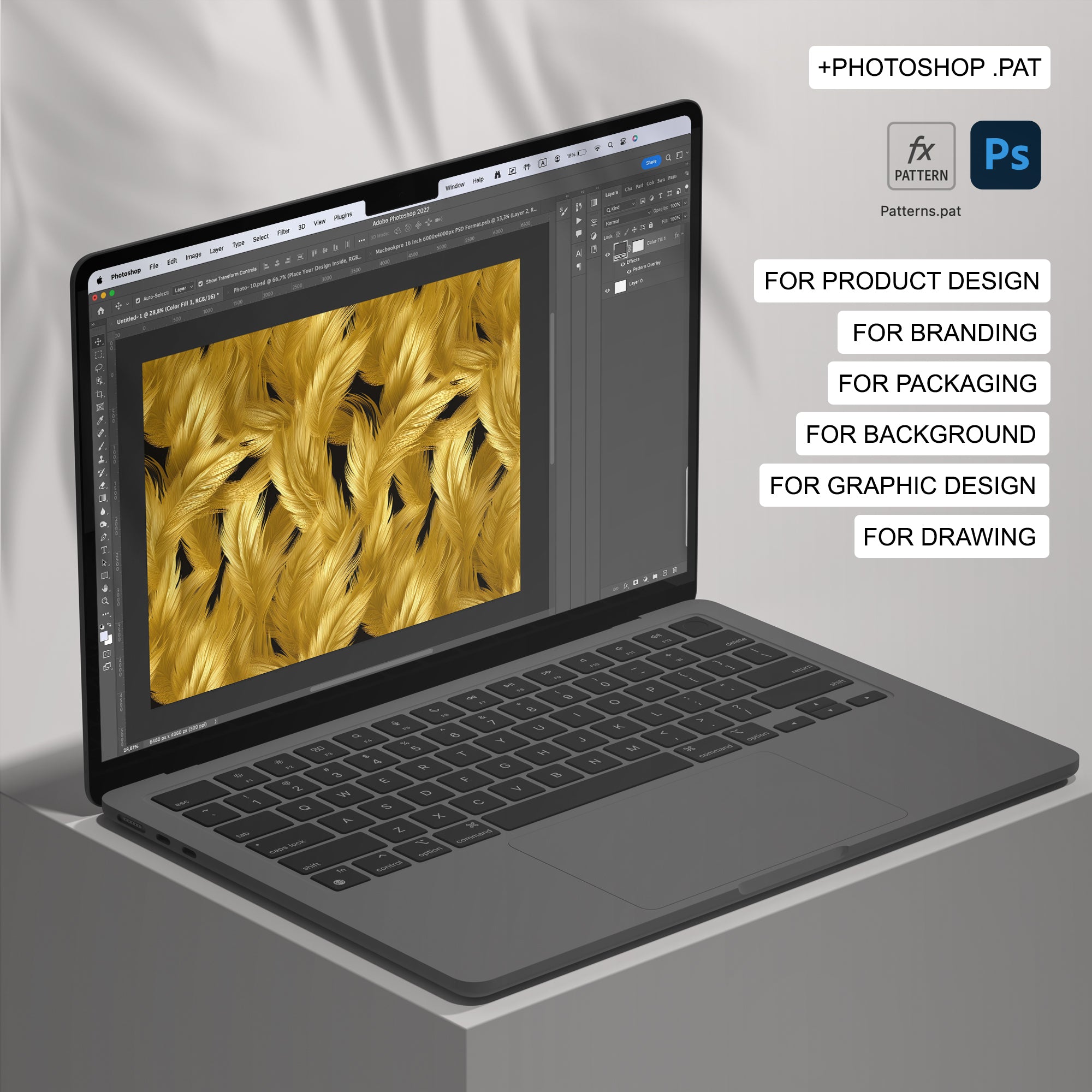 161 Gold Seamless Pattern