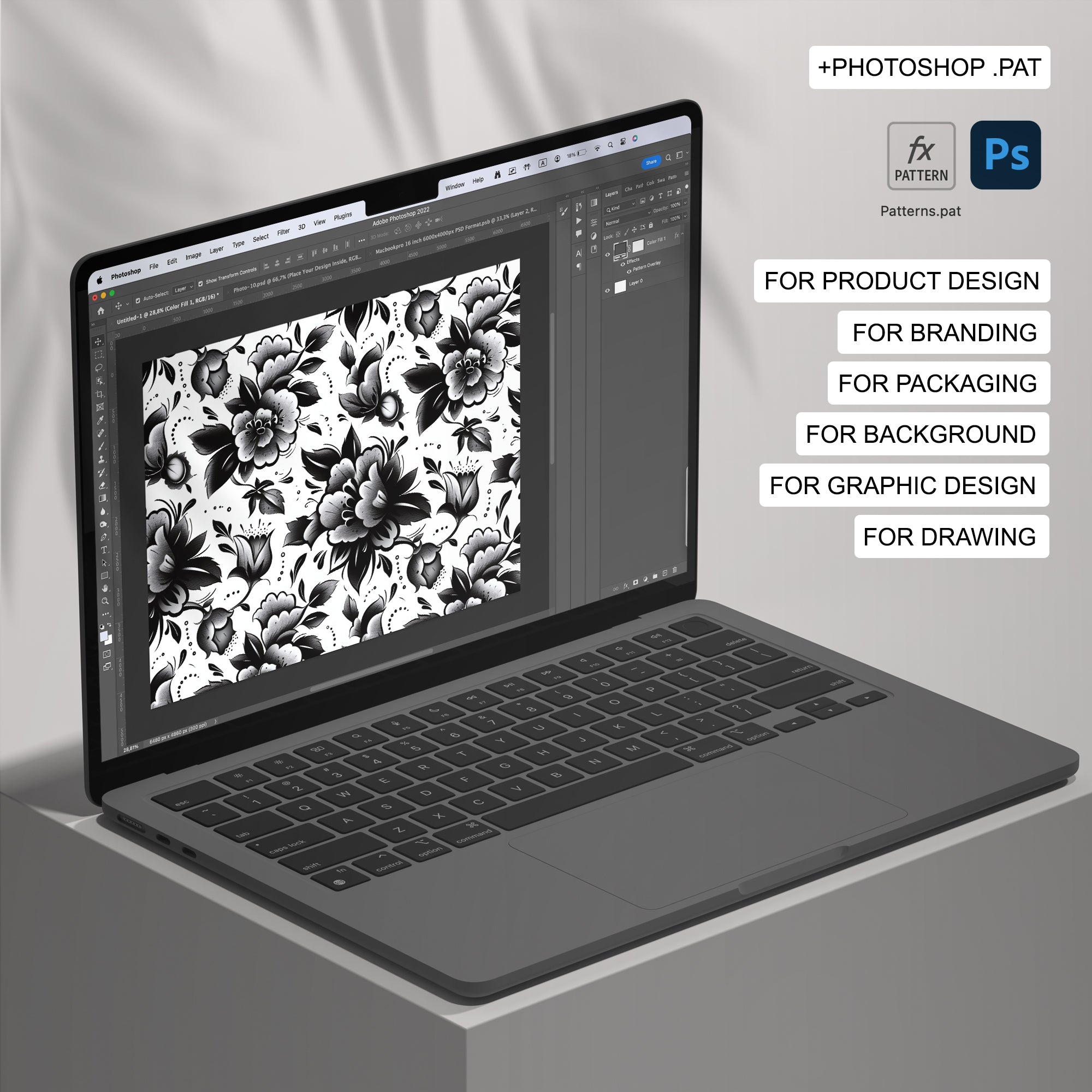 126 Baroque 2 Seamless Pattern