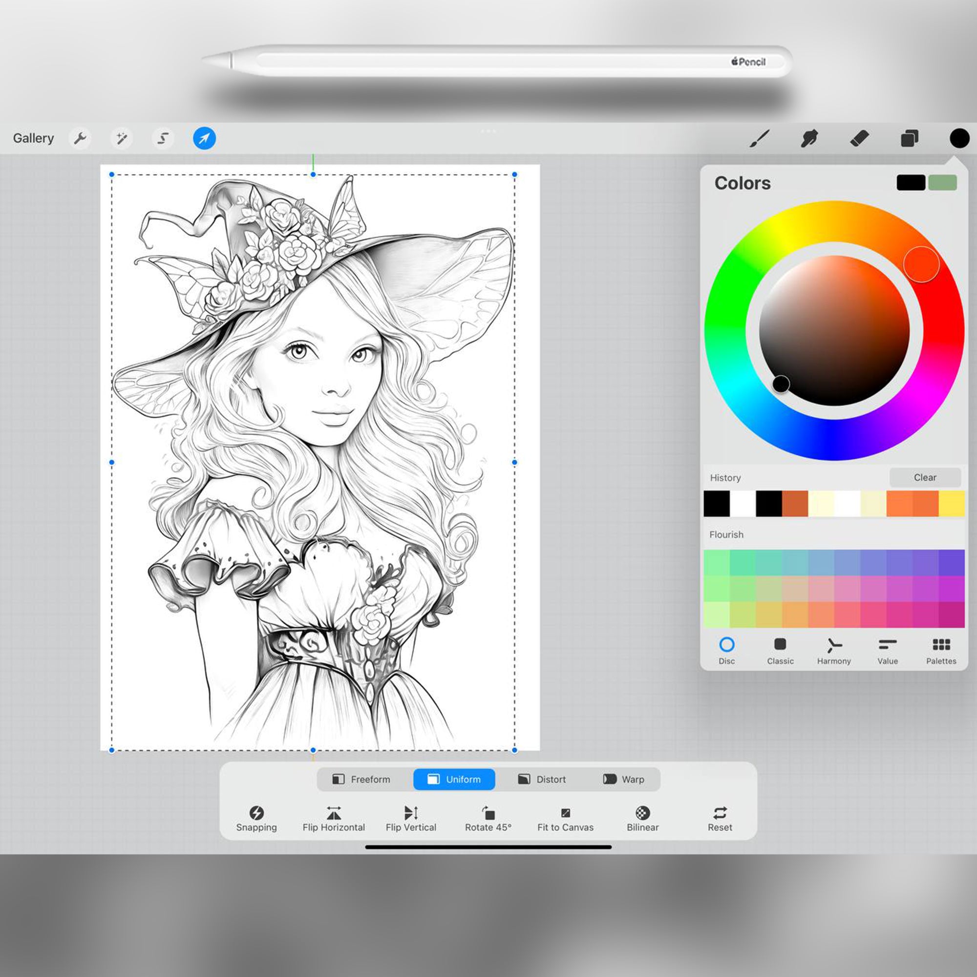 30 Witches Procreate Stamp Brushes for Procreate and Photoshop