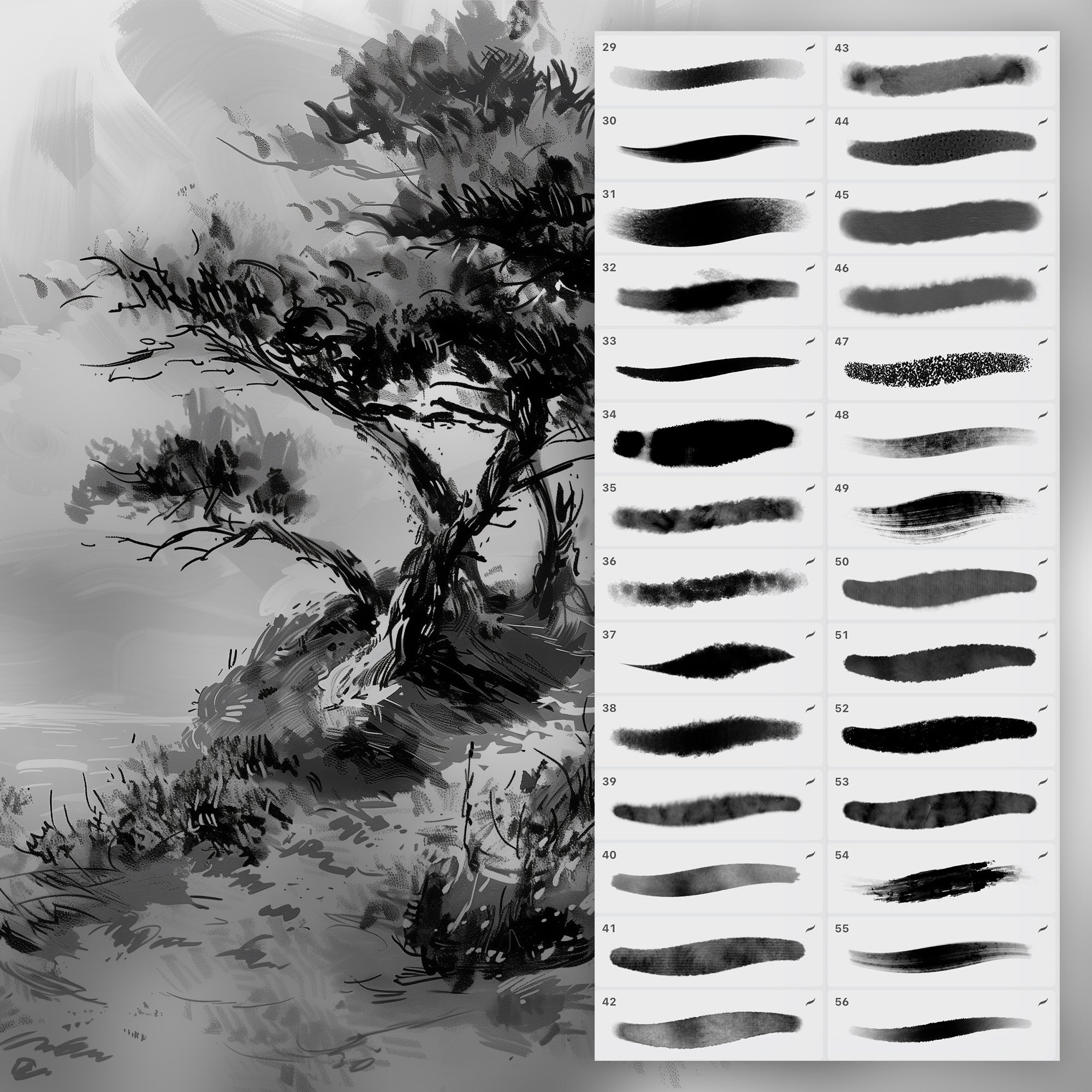 120 Procreate Painting Brushes