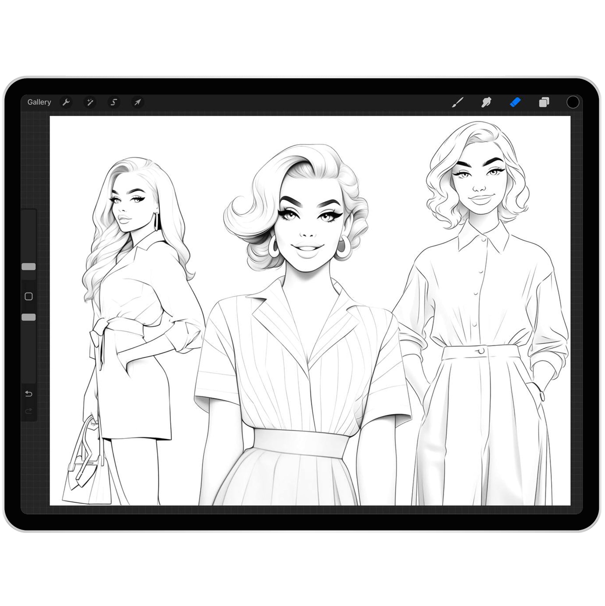 19 Preppy Style Procreate Brushes