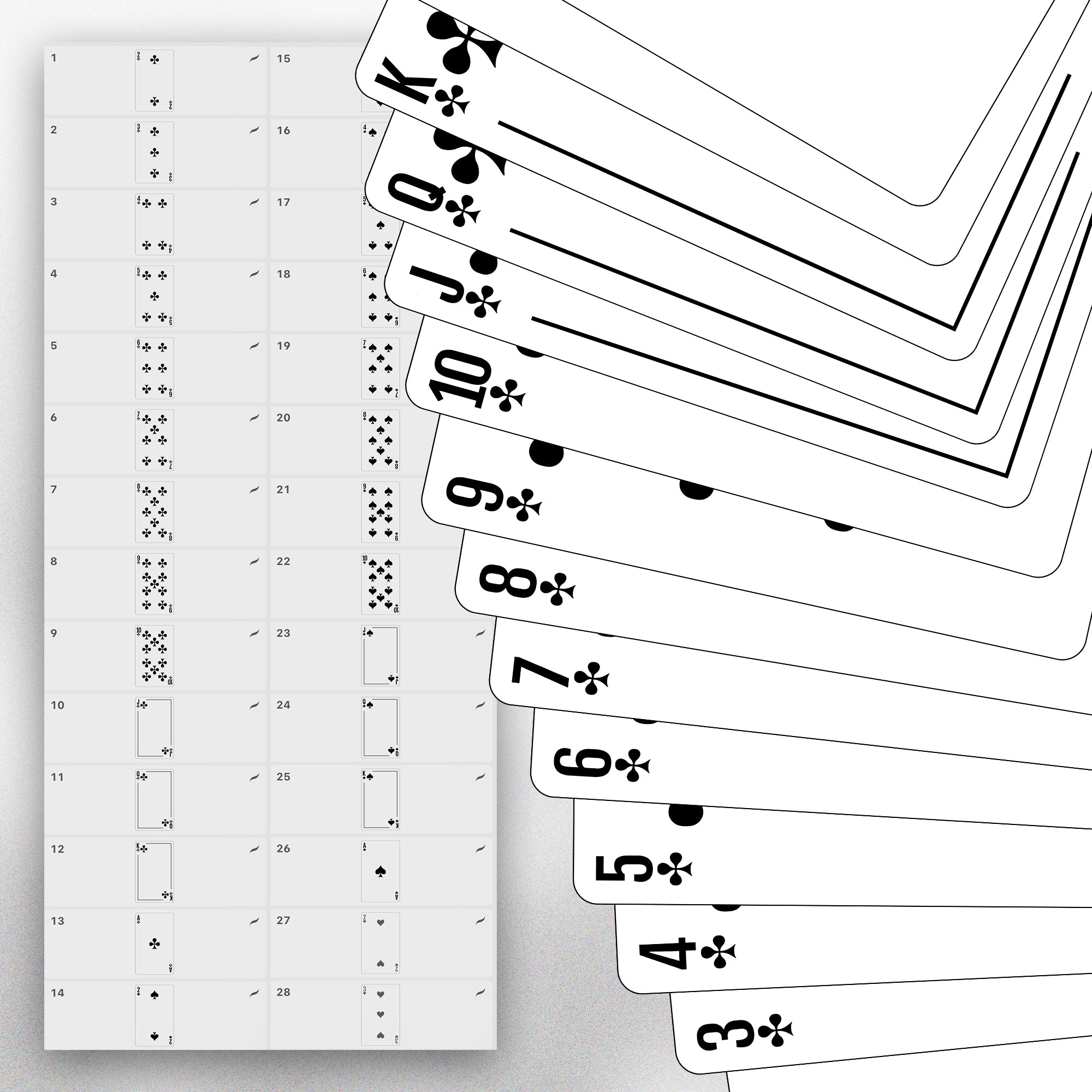 55 Procreate Playing Cards Templates