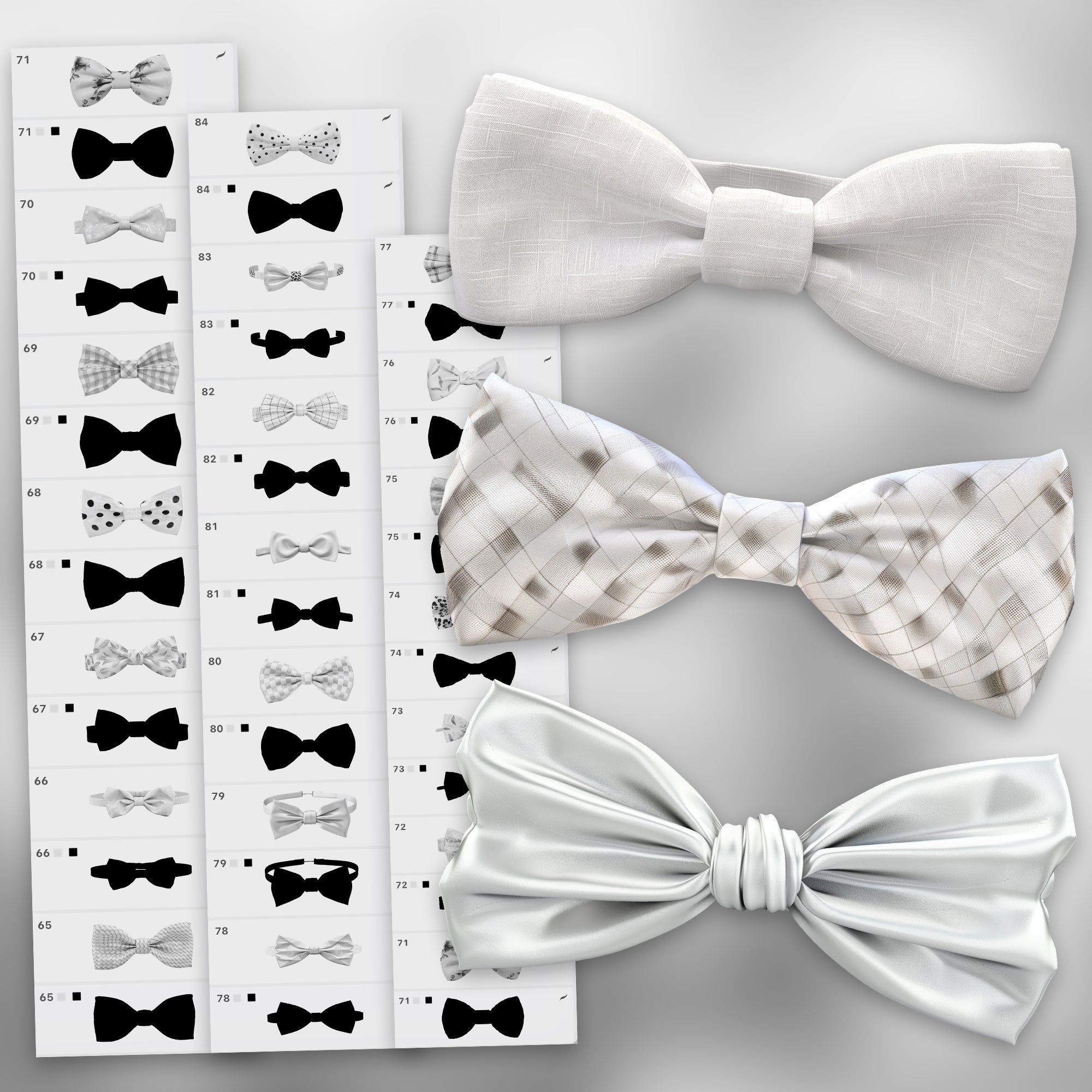 110 Procreate 2D Ties & Bow Ties Stamp Brushes