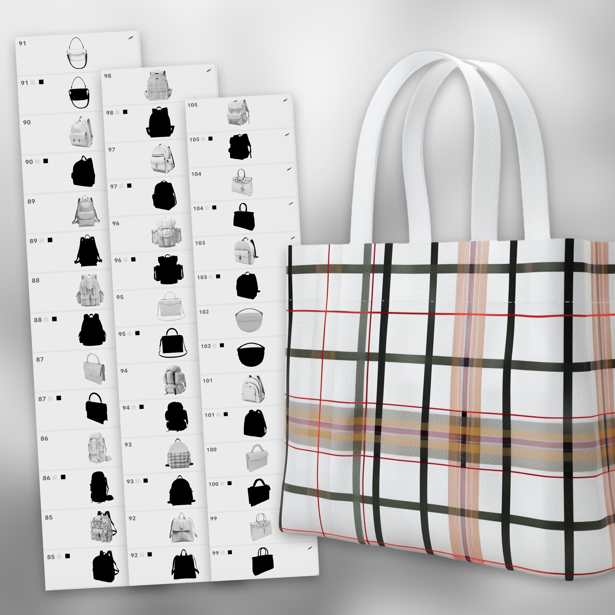 110 Procreate 2D Bags Stamp Brushes