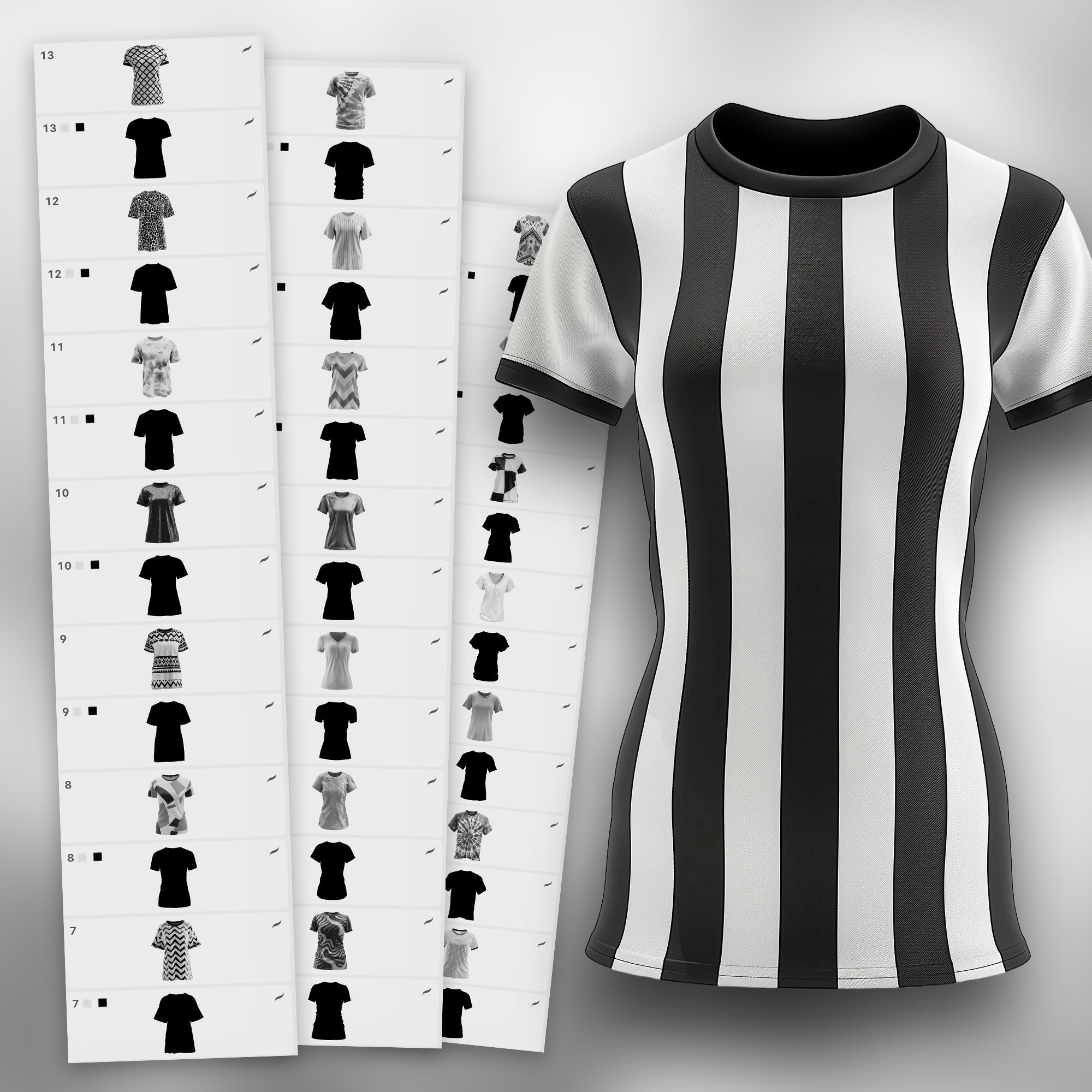 110 Procreate 2D T-shirt Stamp Brushes