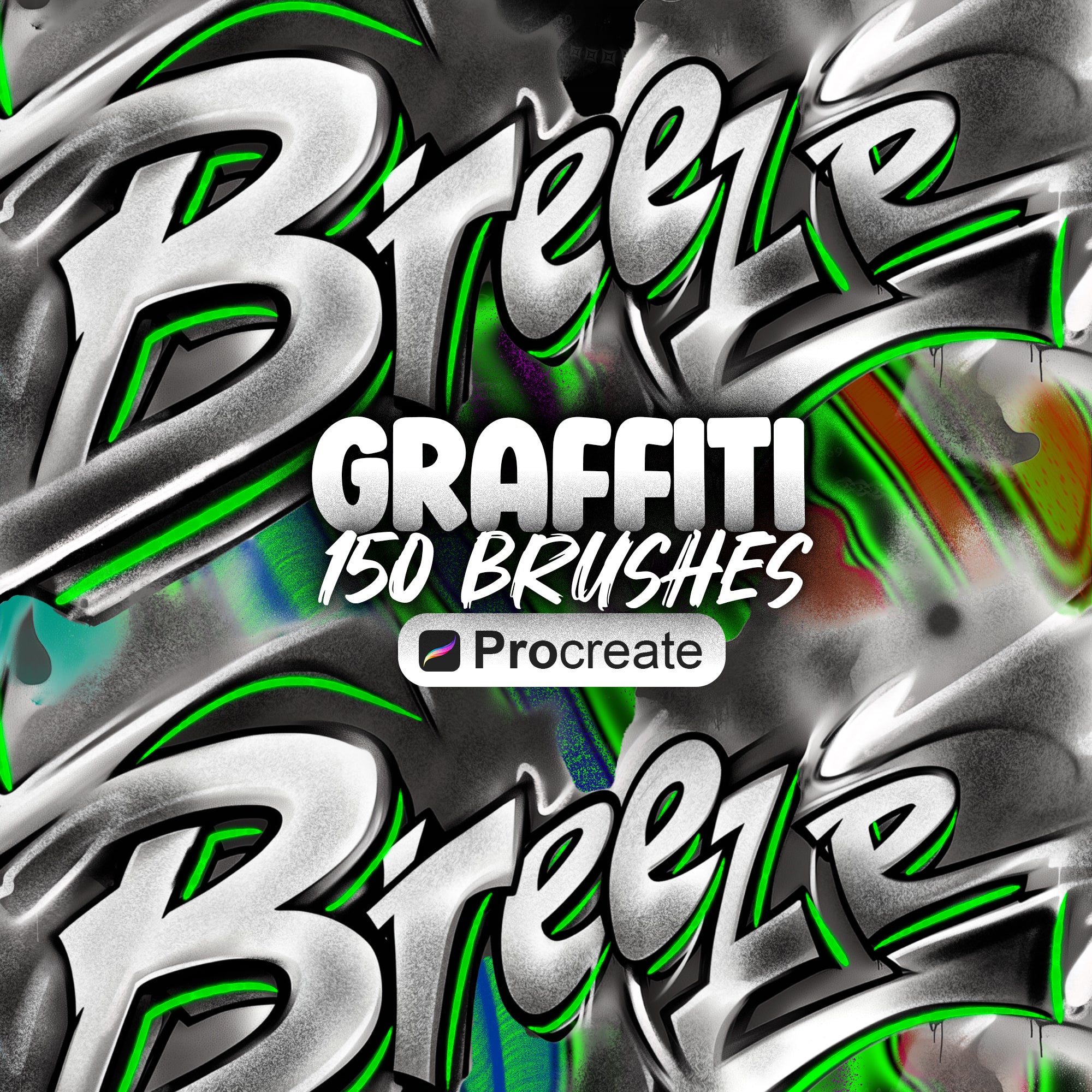 150 Procreate Graffiti Brushes
