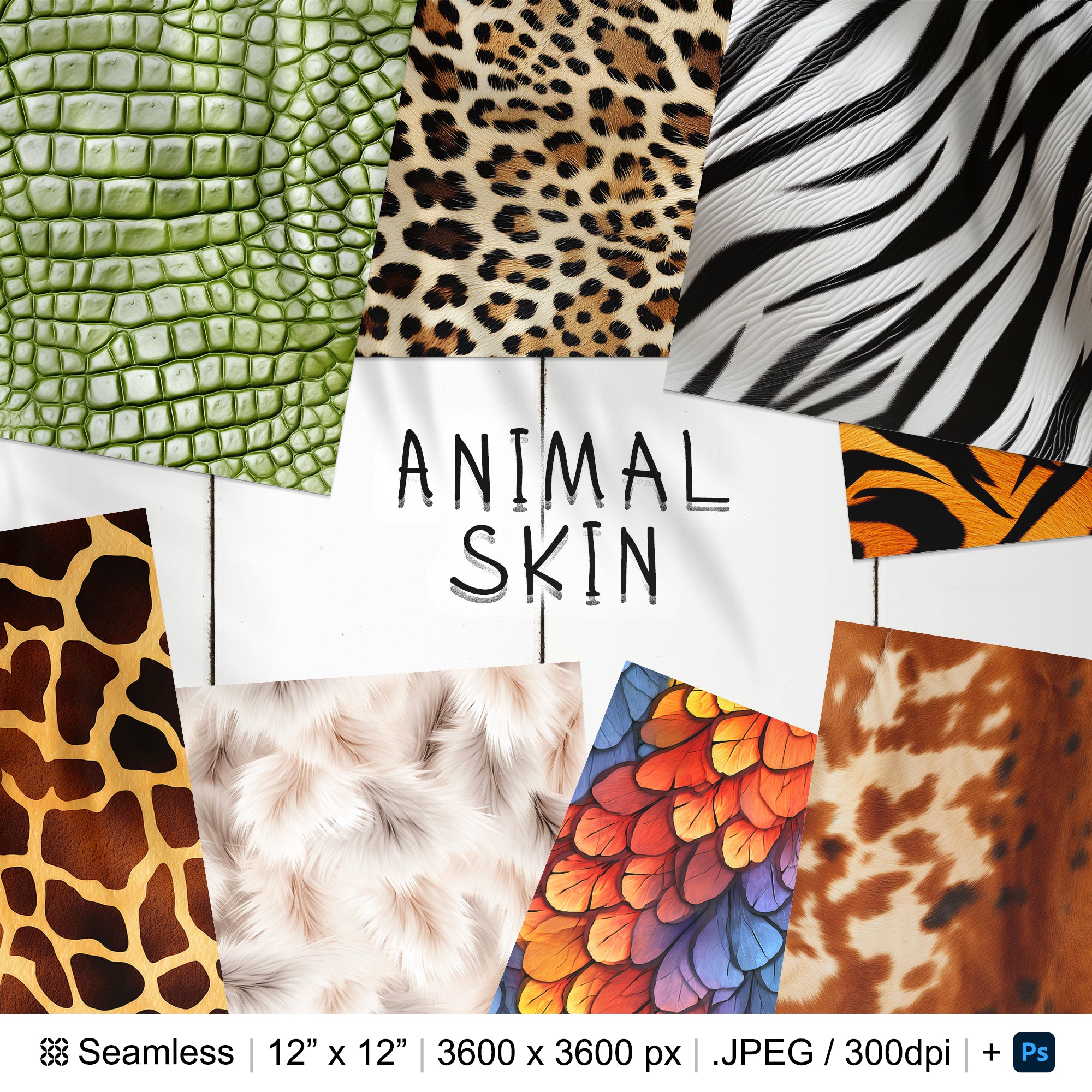 113 Animal Skin Seamless Pattern