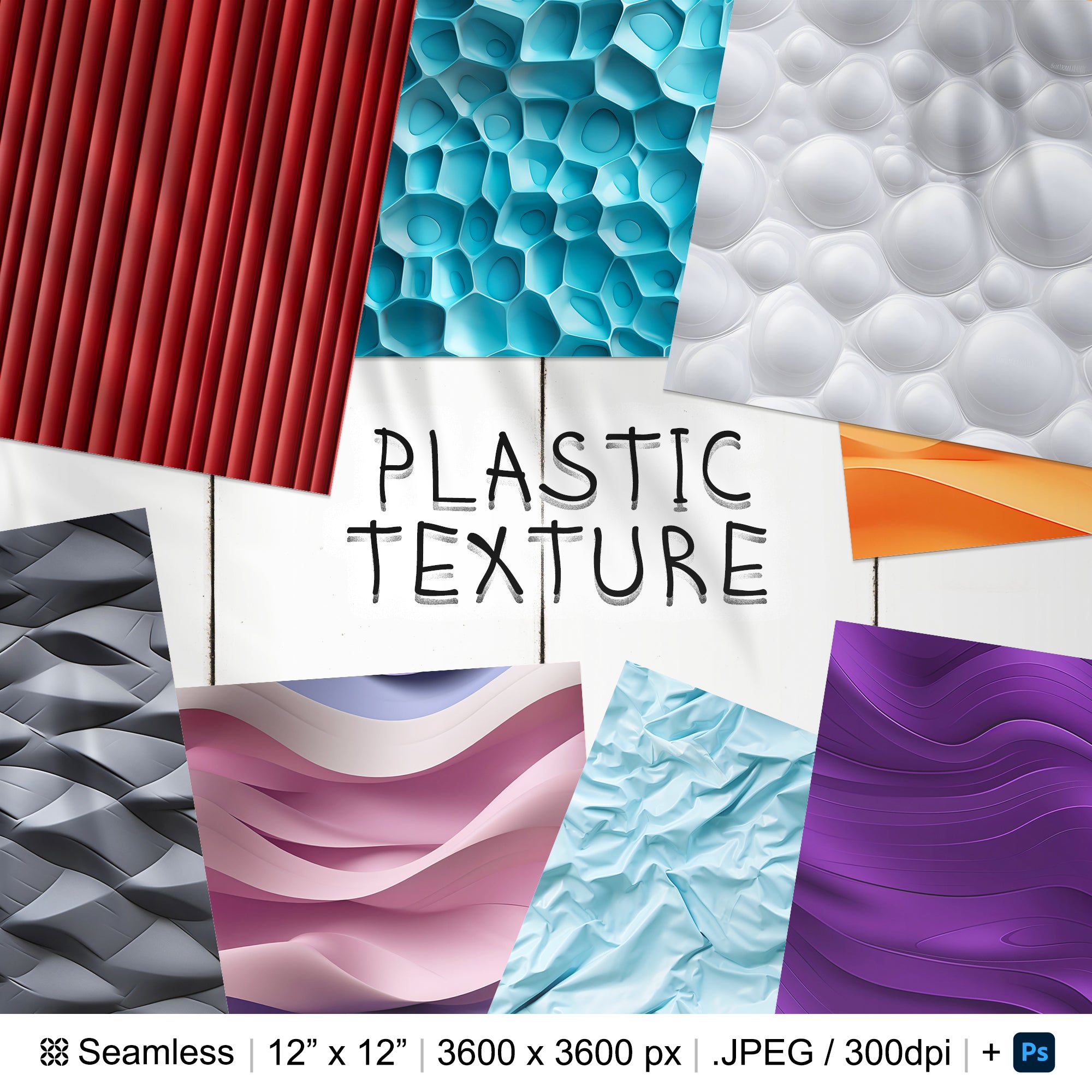 115 Plastic Seamless Pattern