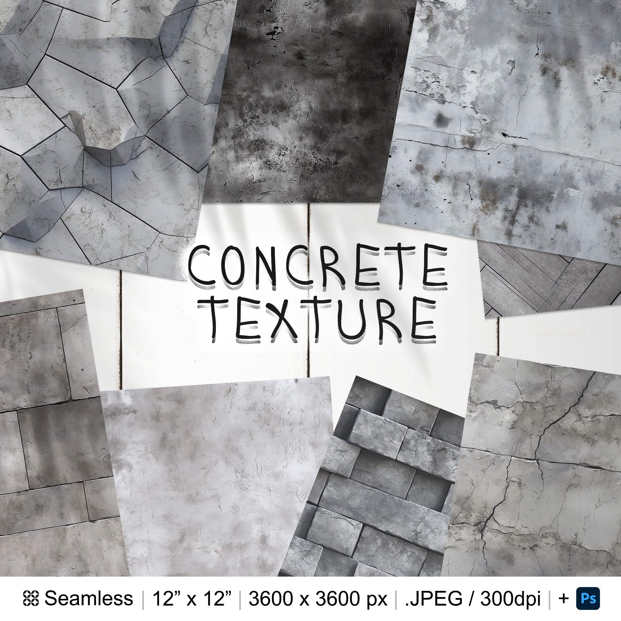 126 Concrete Seamless Pattern