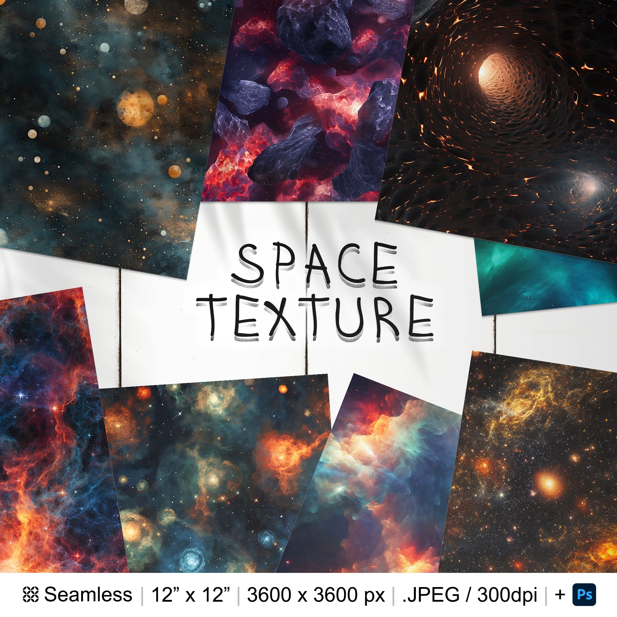 131 Space Seamless Pattern
