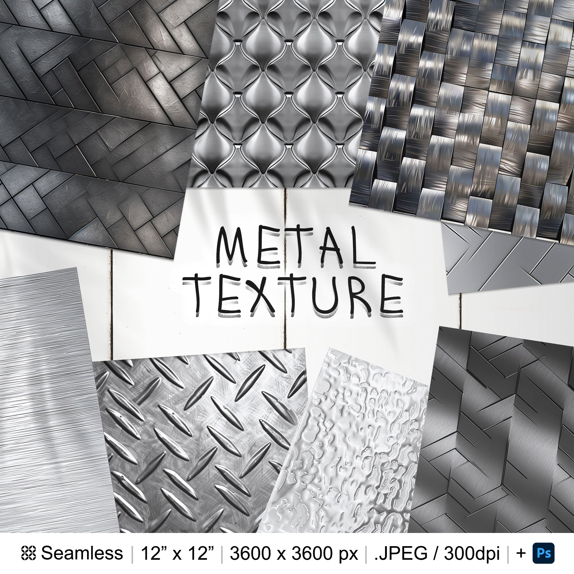 160 Metal Seamless Pattern
