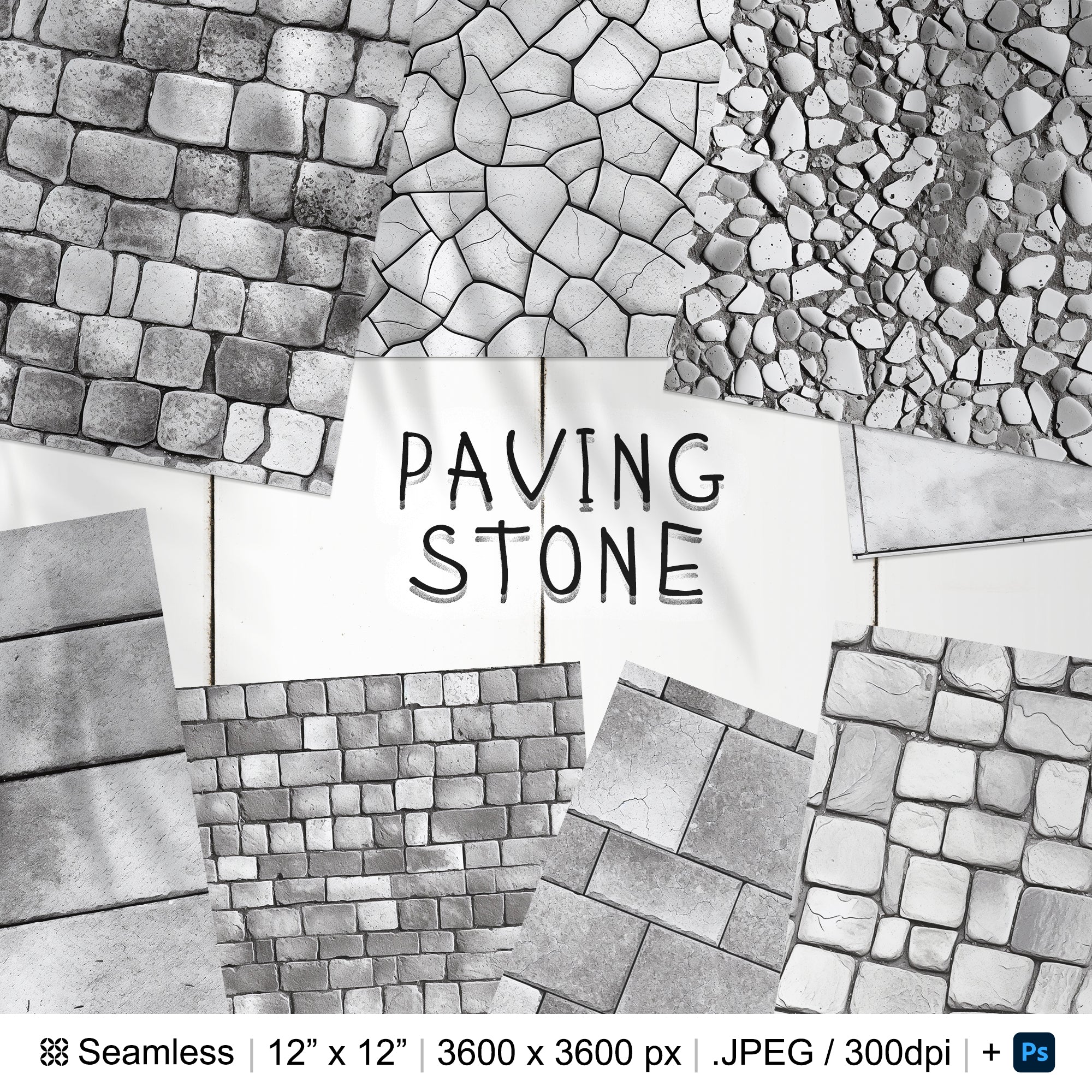 173 Paving Stone Seamless Pattern