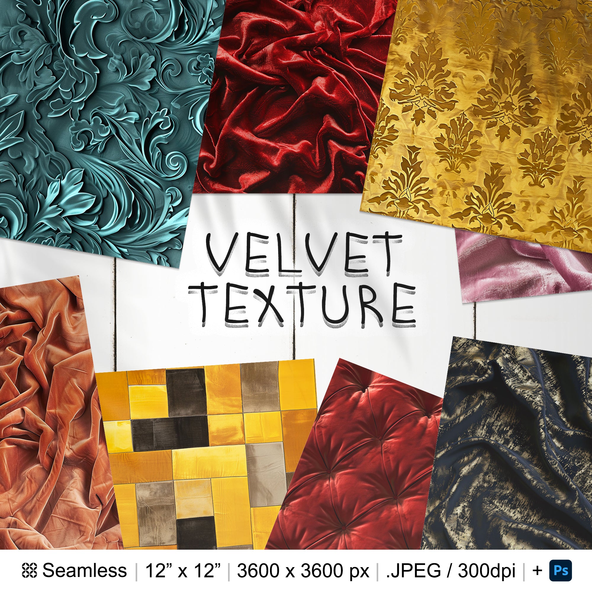 177 Velvet Seamless Pattern | Digital Seamless Pattern Velvet Fabric | 3d Velvet Digital Paper | Photoshop Velvet Patterns | Fabric Patterns