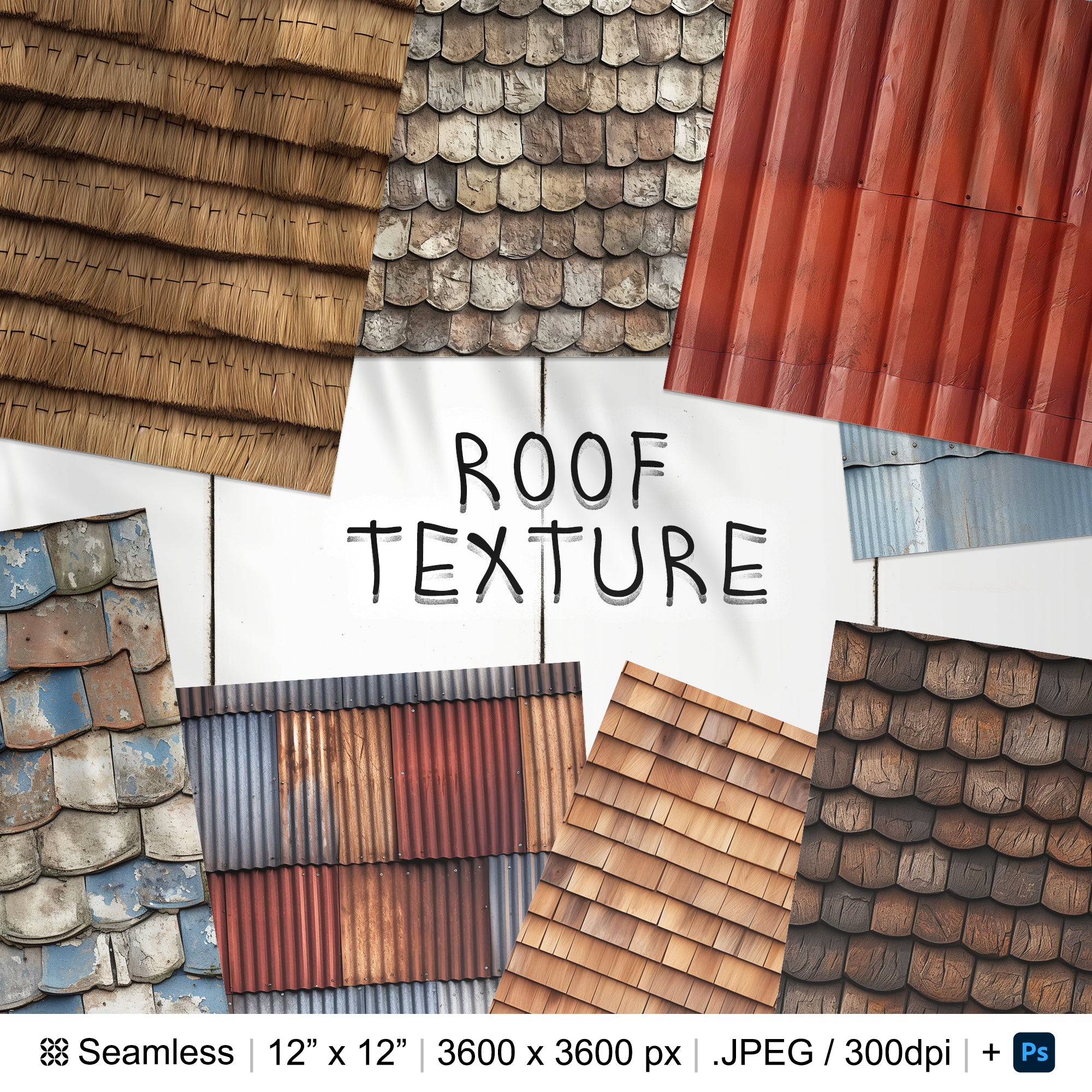 154 Roof Seamless Pattern