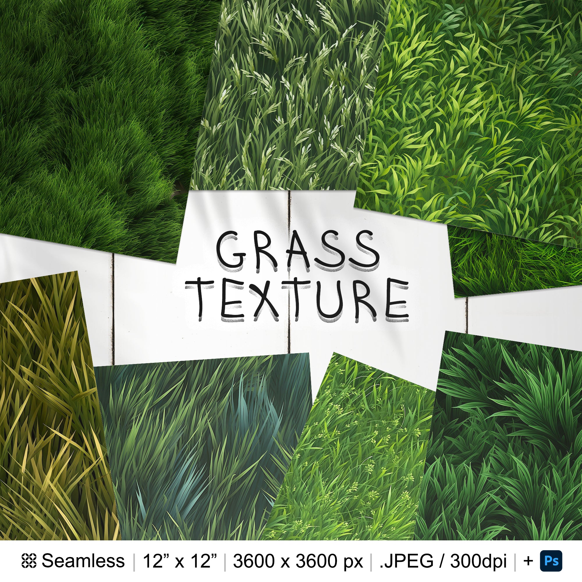 109 Grass Seamless Pattern
