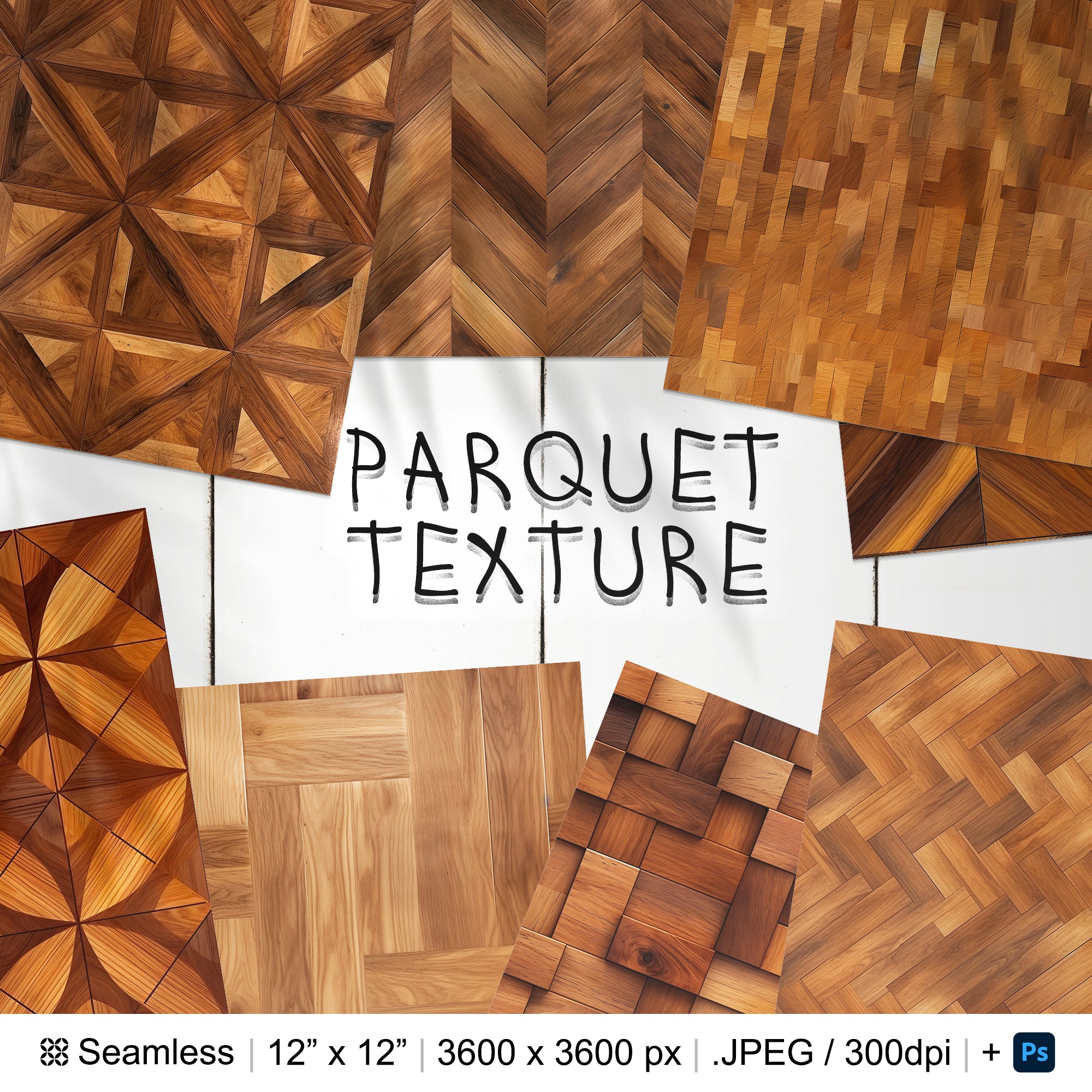 134 Parquet Seamless Pattern