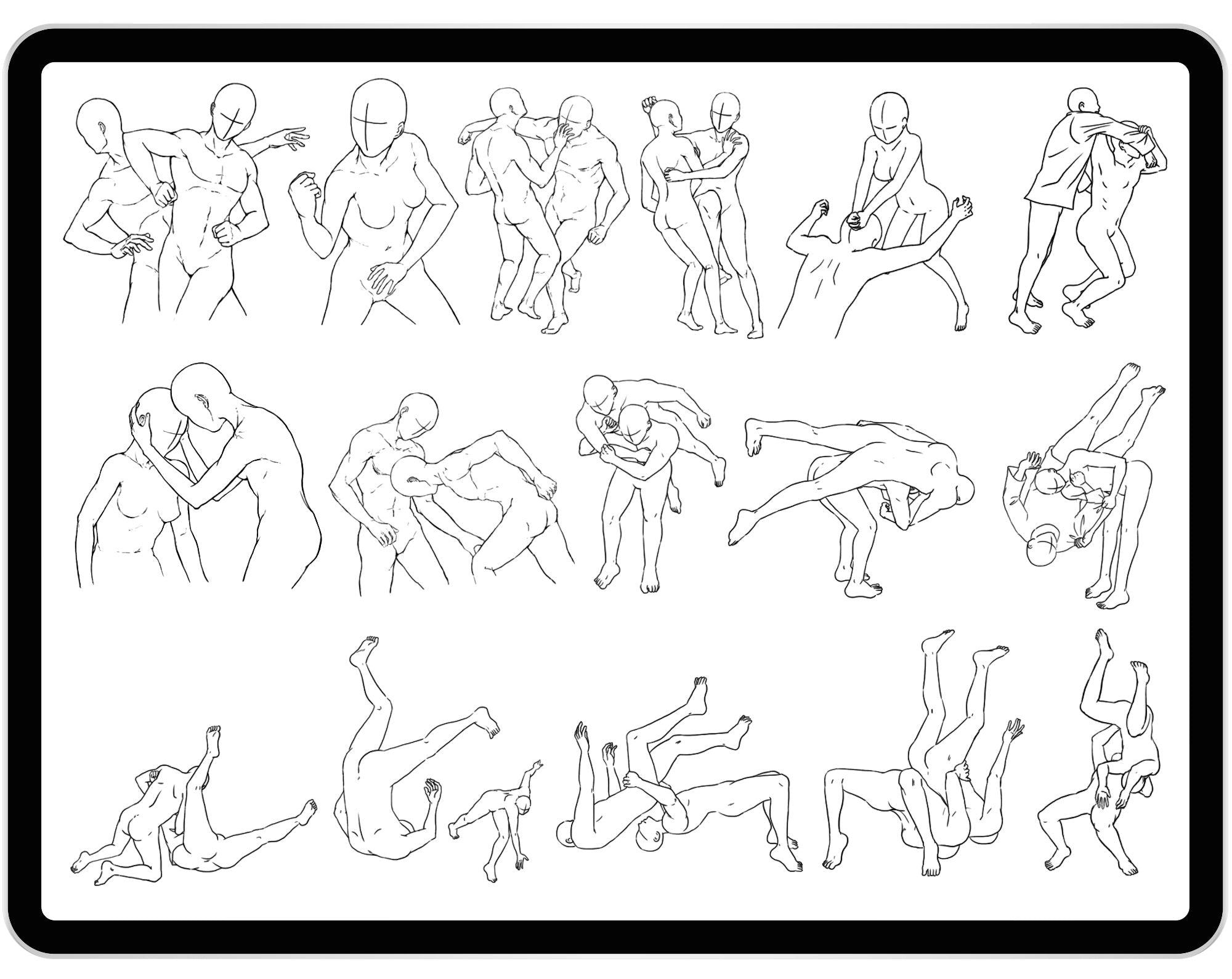 41 Procreate Martial Arts Stamp Brushes