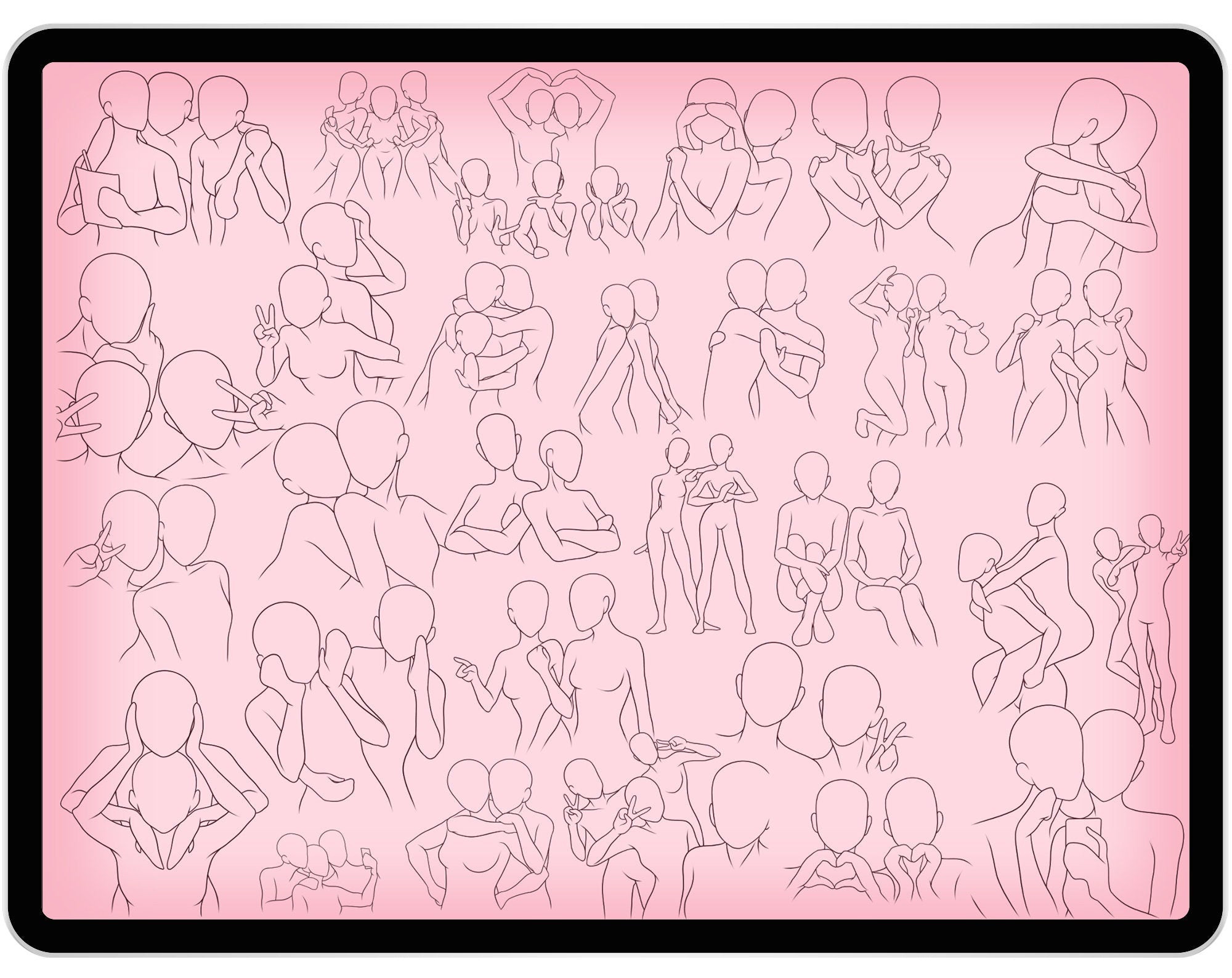 30 Friends Brushes for Procreate