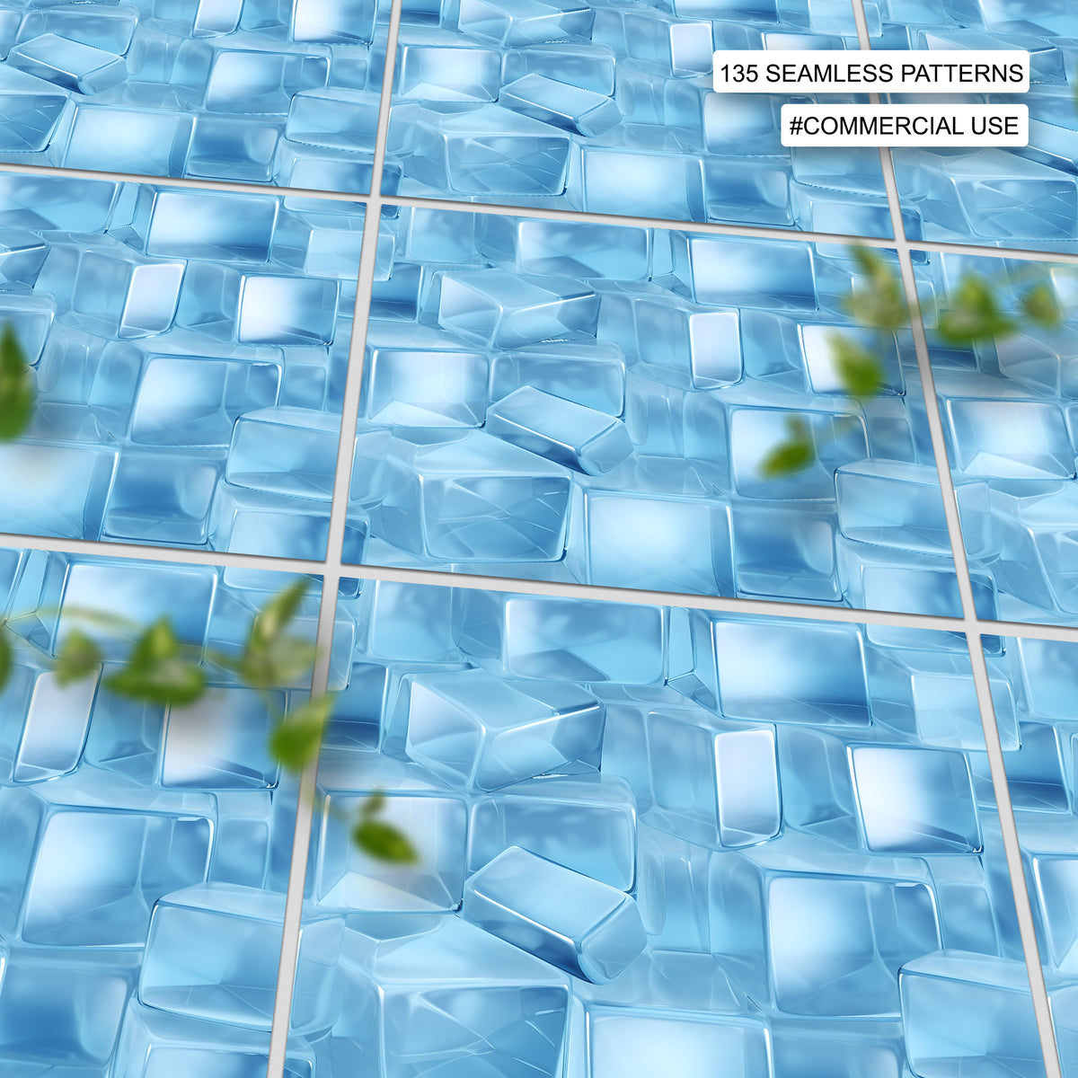 Ice Design Patterns 135 Ice Seamless Pattern – ProCreativeBreeze