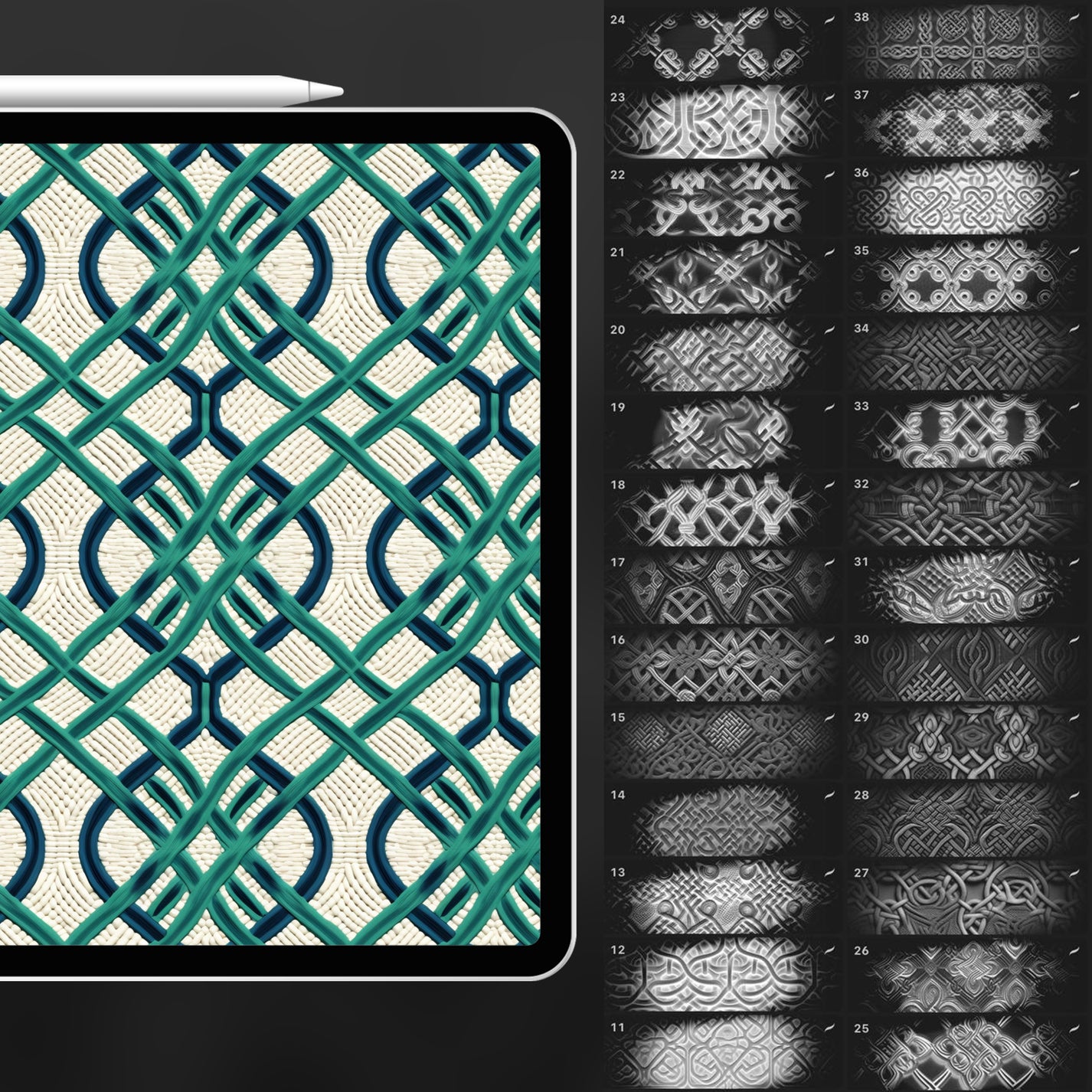 150 Procreate Celtic Pattern Brushes Procreativebreeze
