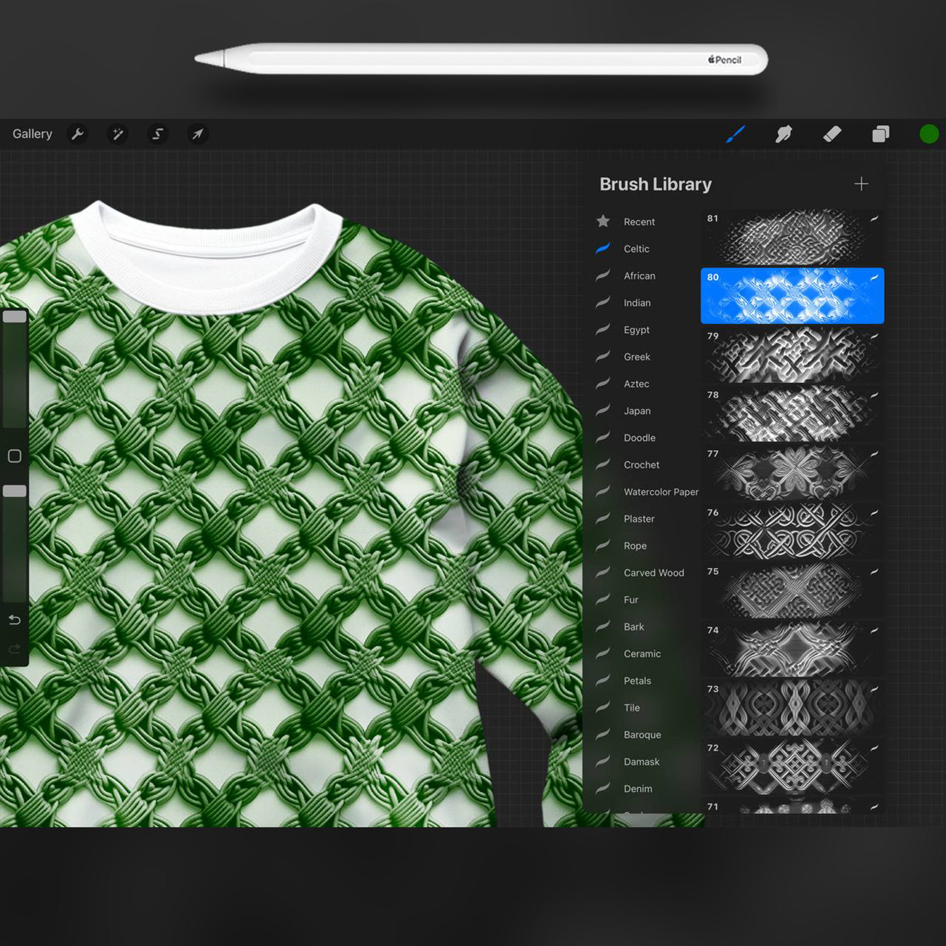 150 Procreate Celtic Pattern Brushes Procreativebreeze