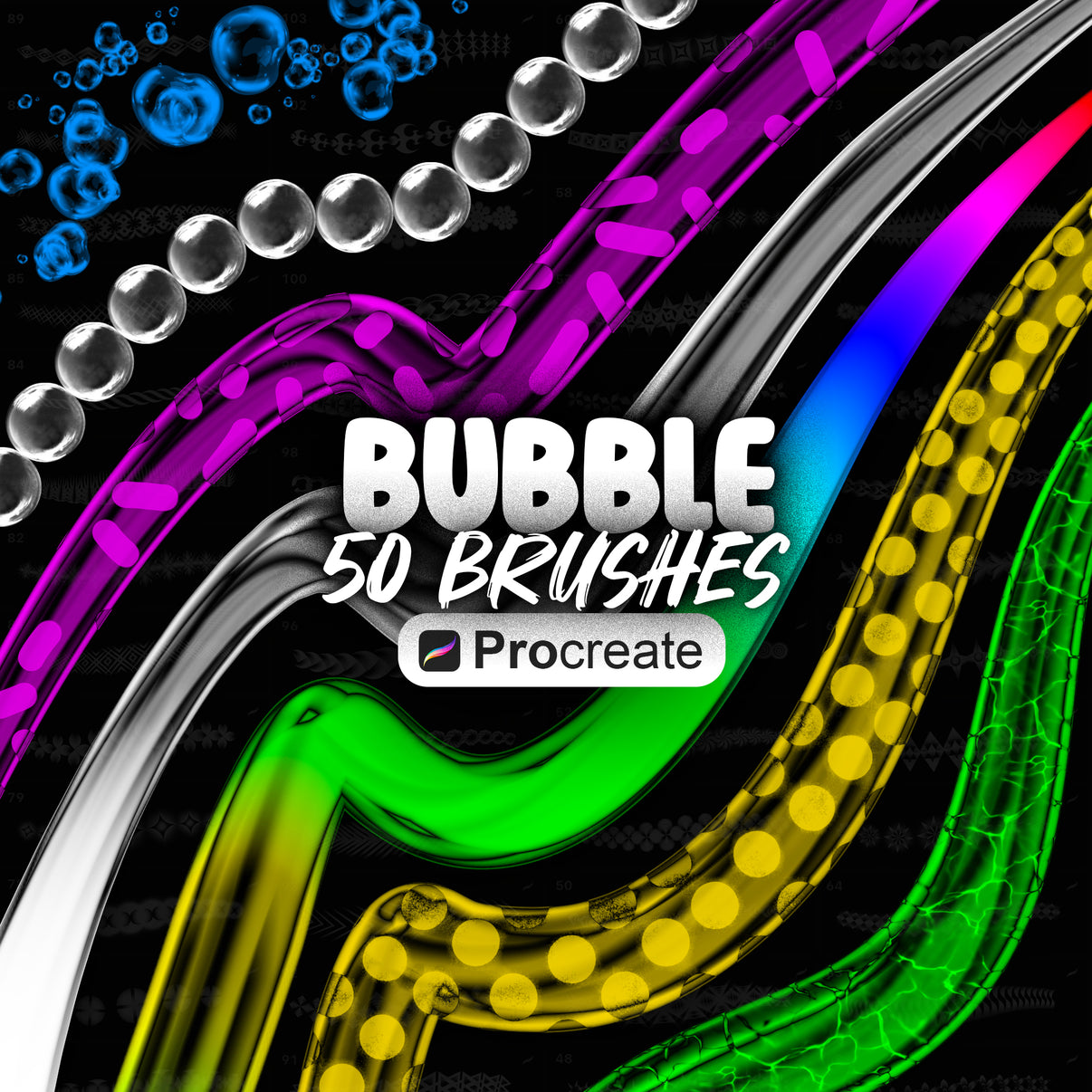 50 Procreate Bubble Brushes Procreativebreeze
